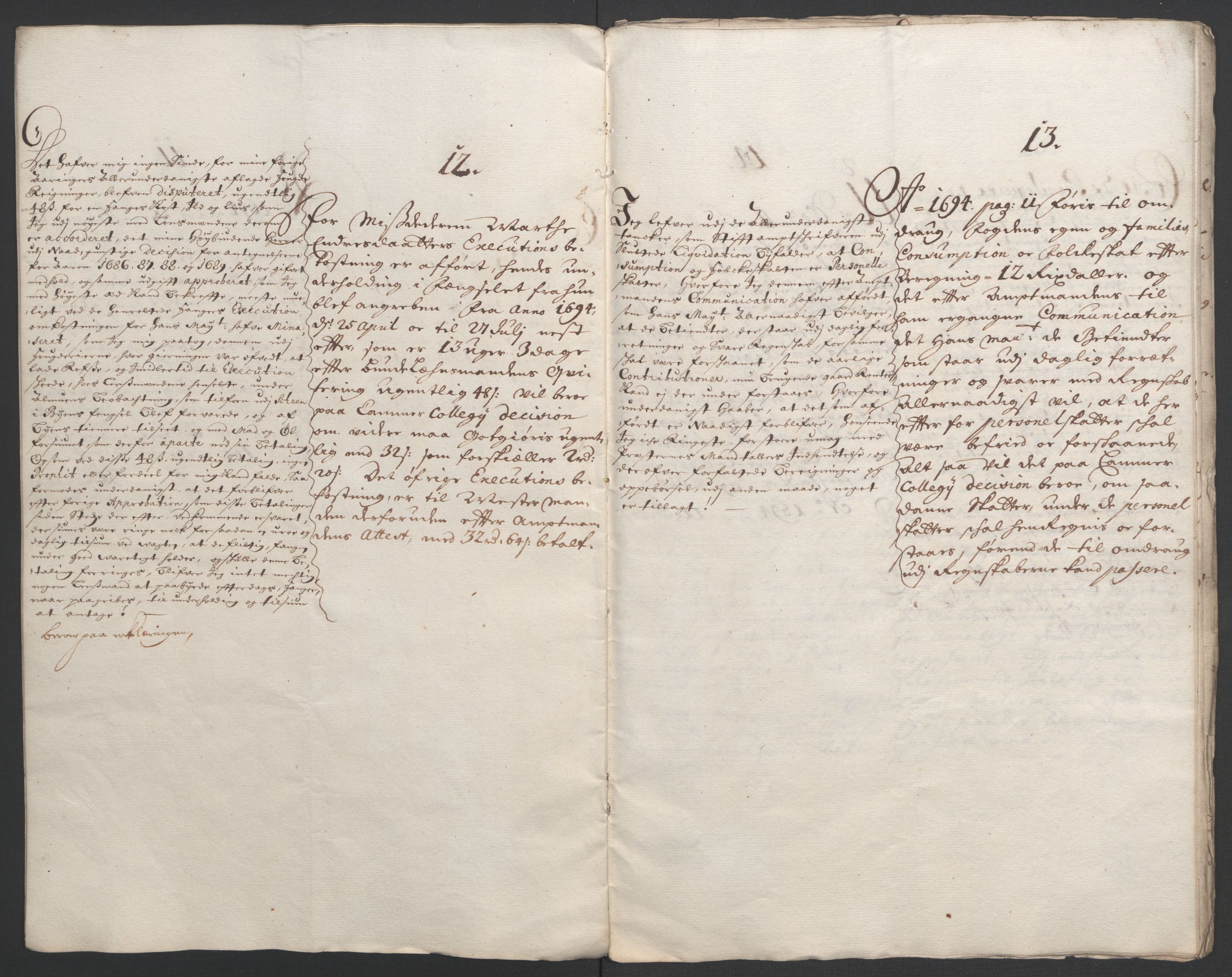 Rentekammeret inntil 1814, Reviderte regnskaper, Fogderegnskap, AV/RA-EA-4092/R36/L2092: Fogderegnskap Øvre og Nedre Telemark og Bamble, 1694, p. 284