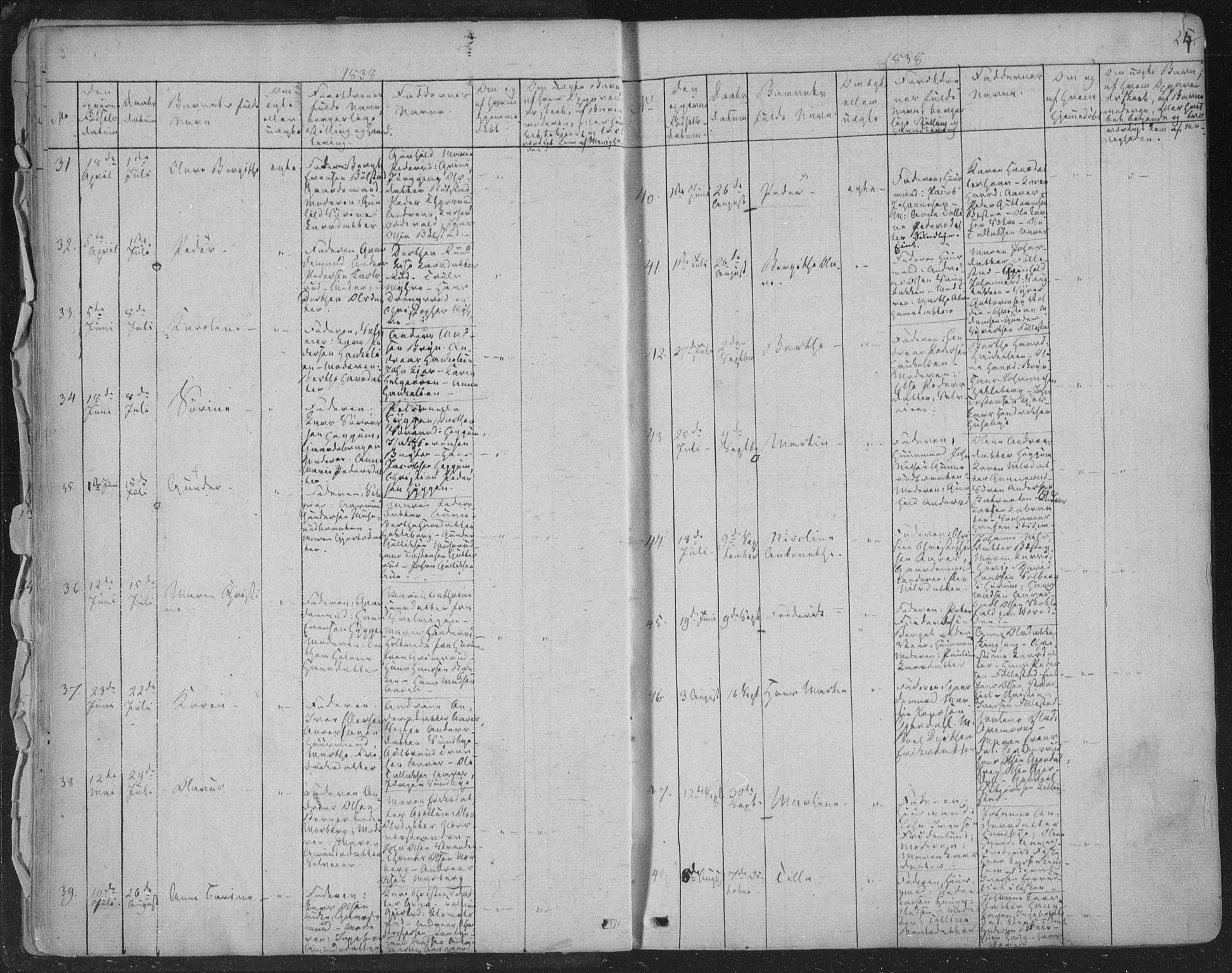 Røyken kirkebøker, SAKO/A-241/F/Fa/L0005: Parish register (official) no. 5, 1833-1856, p. 24
