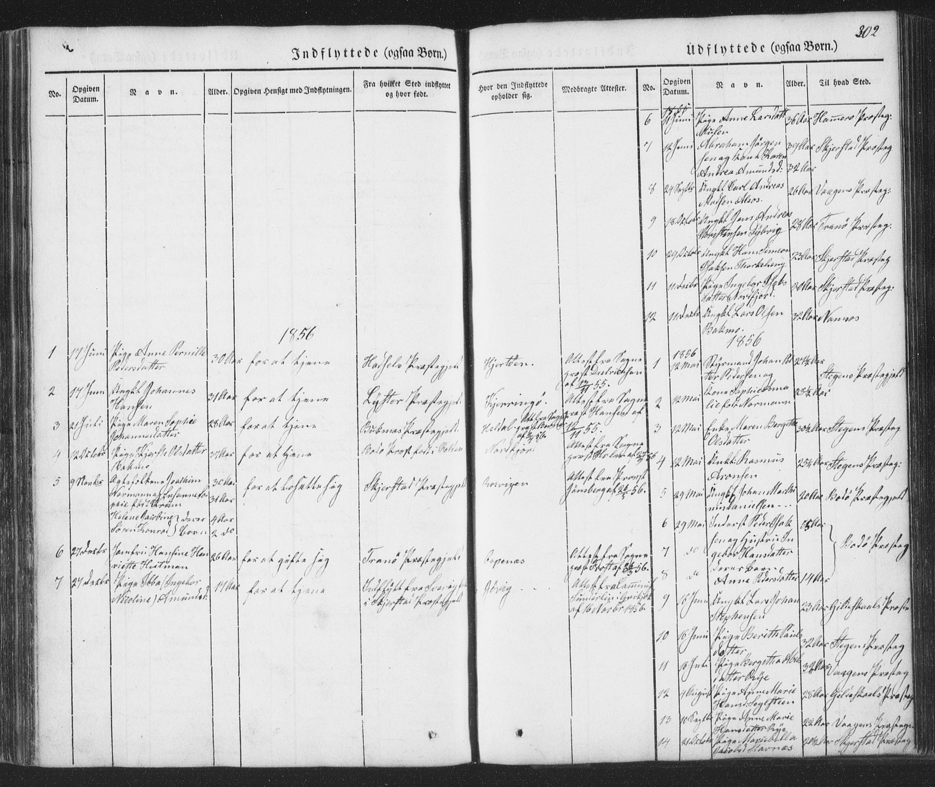 Ministerialprotokoller, klokkerbøker og fødselsregistre - Nordland, SAT/A-1459/853/L0769: Parish register (official) no. 853A08, 1836-1856, p. 302