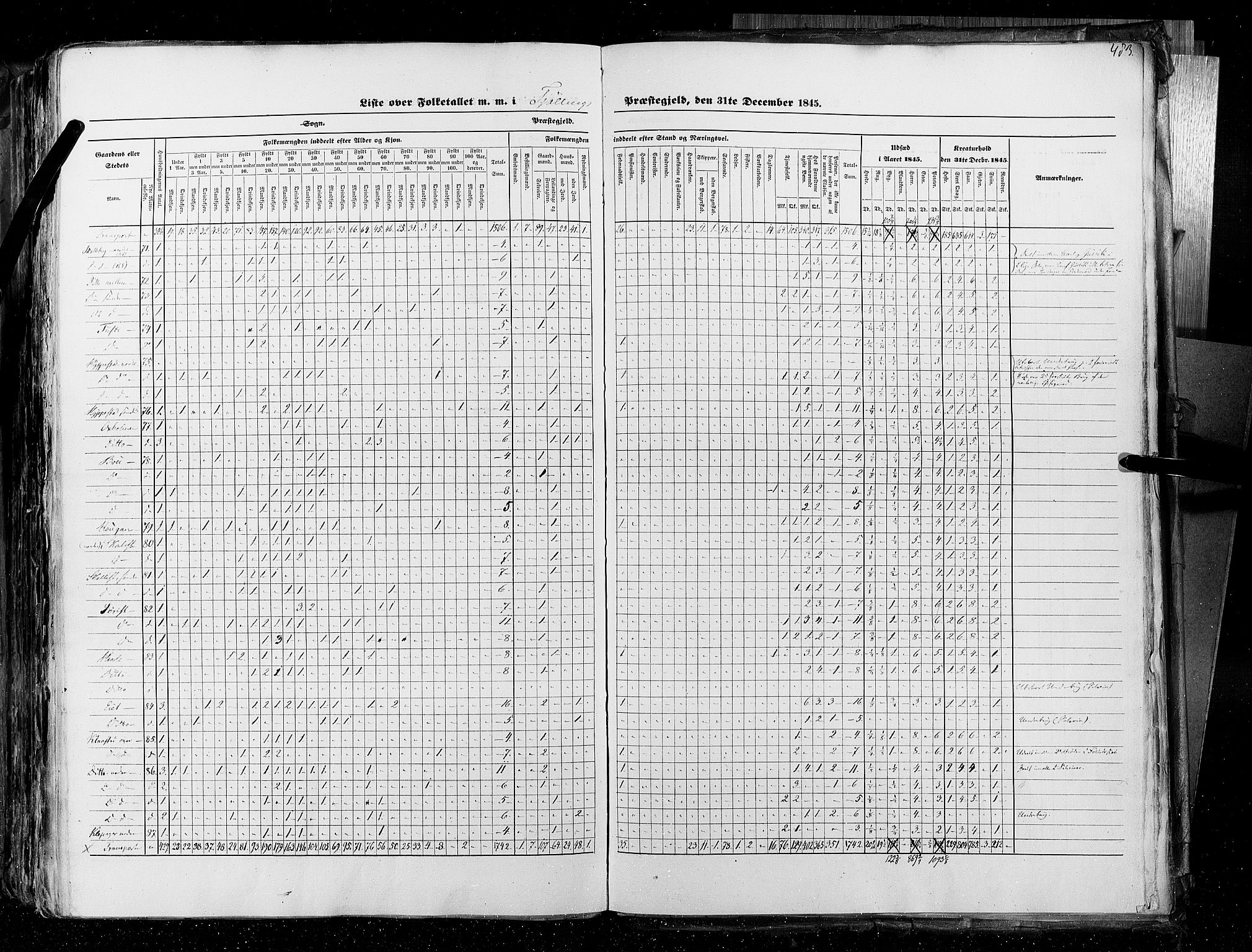 RA, Census 1845, vol. 4: Buskerud amt og Jarlsberg og Larvik amt, 1845, p. 483