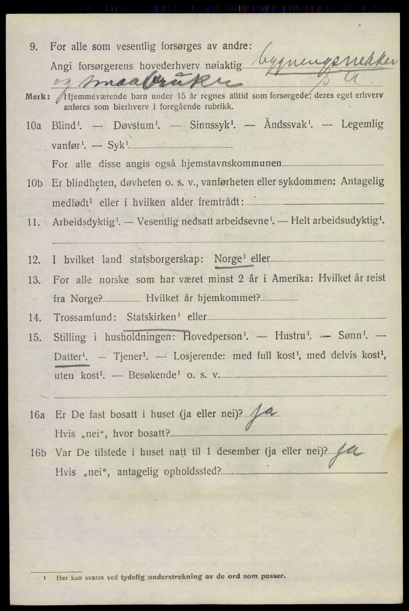 SAKO, 1920 census for Sauherad, 1920, p. 7158