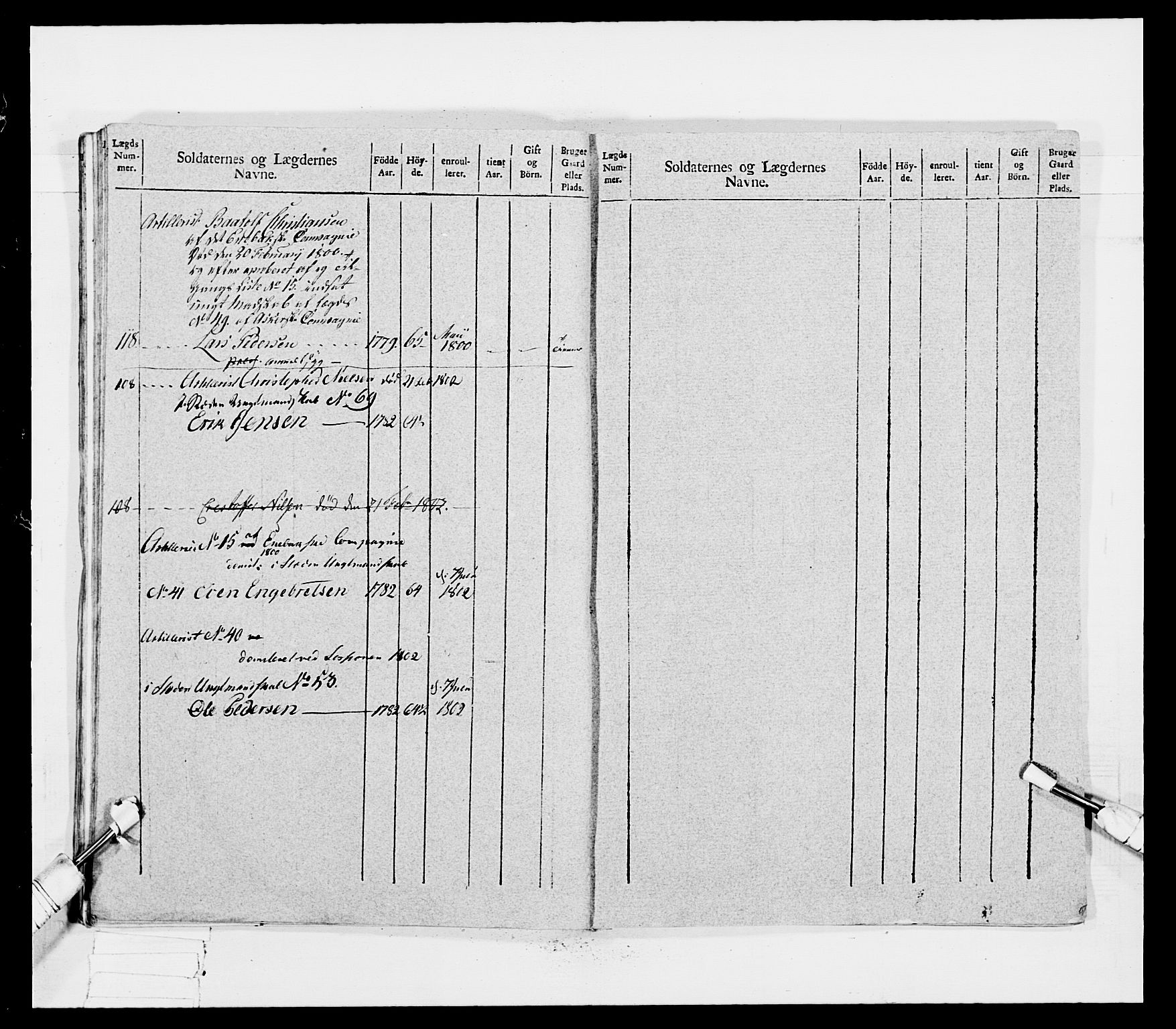 Generalitets- og kommissariatskollegiet, Det kongelige norske kommissariatskollegium, AV/RA-EA-5420/E/Eh/L0031b: Nordafjelske gevorbne infanteriregiment, 1802, p. 499