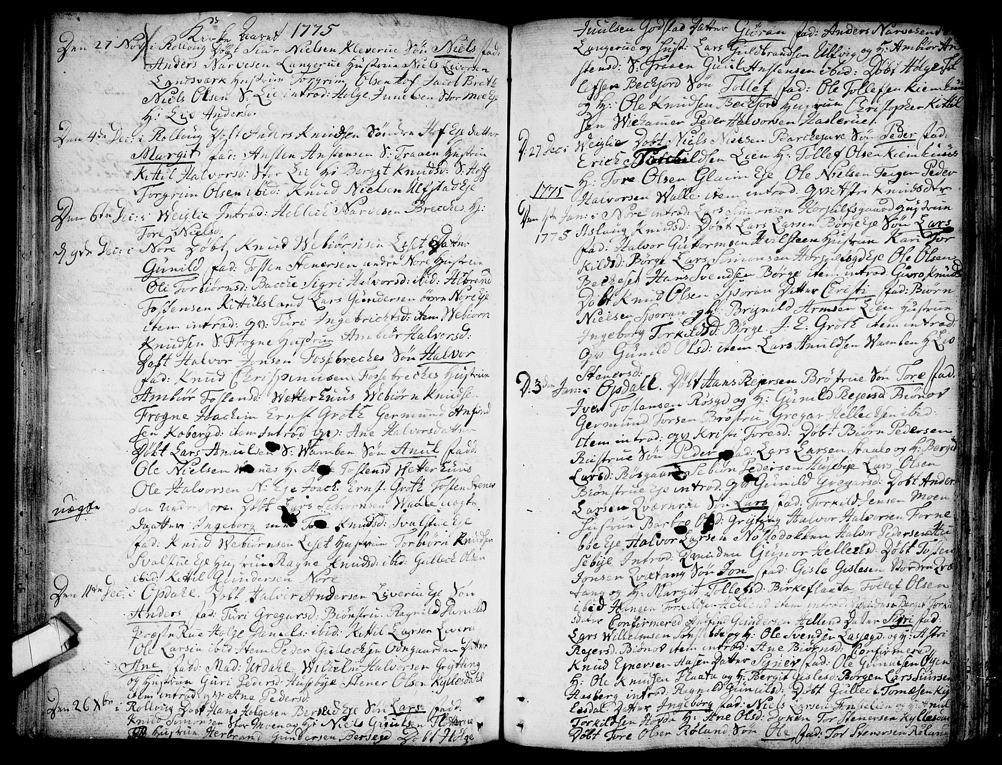 Rollag kirkebøker, SAKO/A-240/F/Fa/L0003: Parish register (official) no. I 3, 1743-1778, p. 147