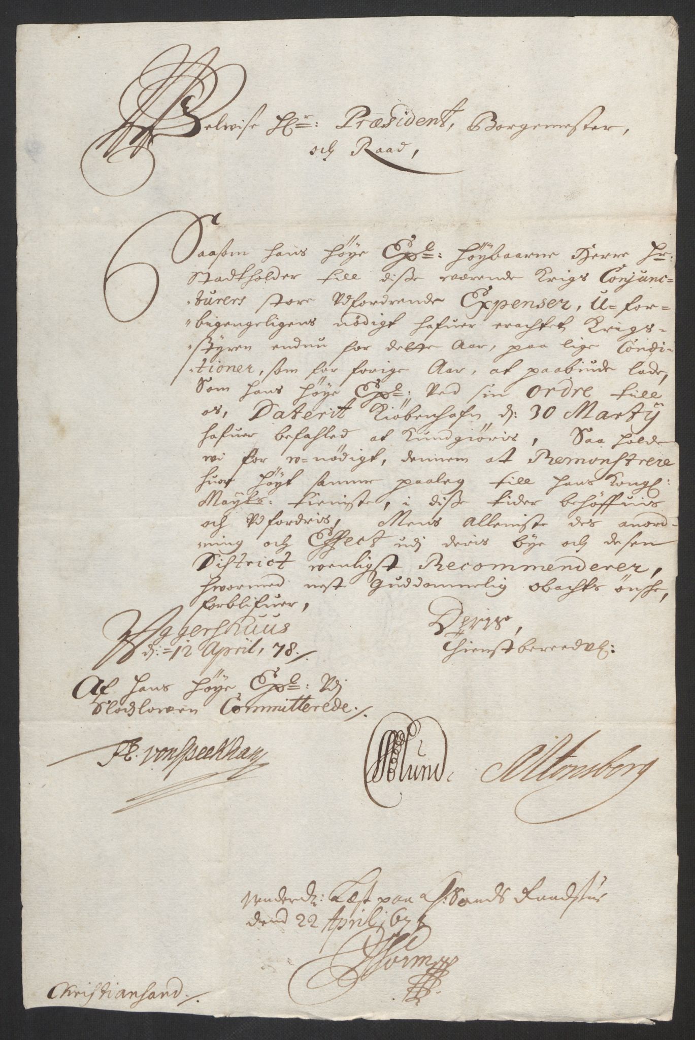 Rentekammeret inntil 1814, Reviderte regnskaper, Byregnskaper, AV/RA-EA-4066/R/Rm/L0258: [M1] Kontribusjonsregnskap, 1664-1700, p. 229