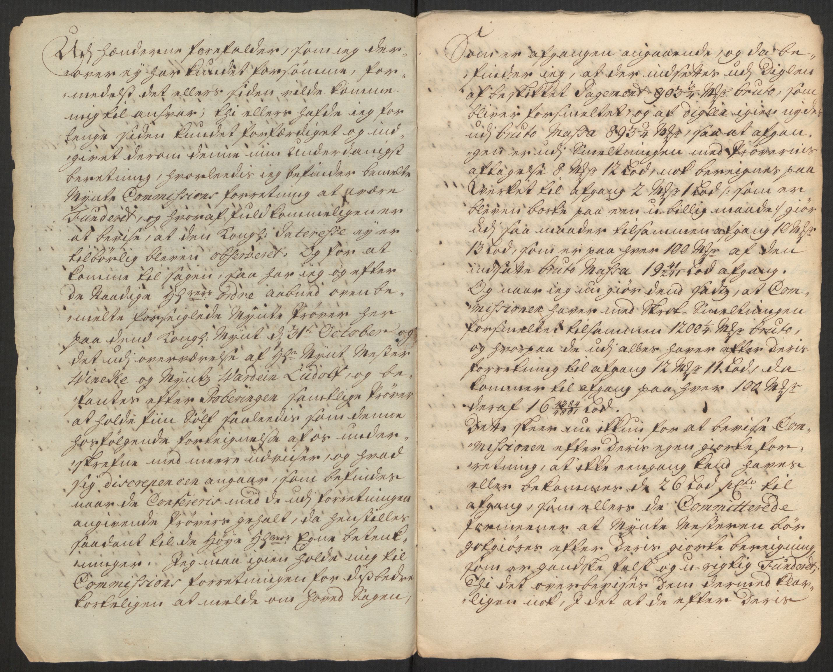 Rentekammeret inntil 1814, Realistisk ordnet avdeling, AV/RA-EA-4070/Oa/L0014: [Y17]: Forskjellige dokumenter om Kongsbergs mynt, 1723-1765, p. 35