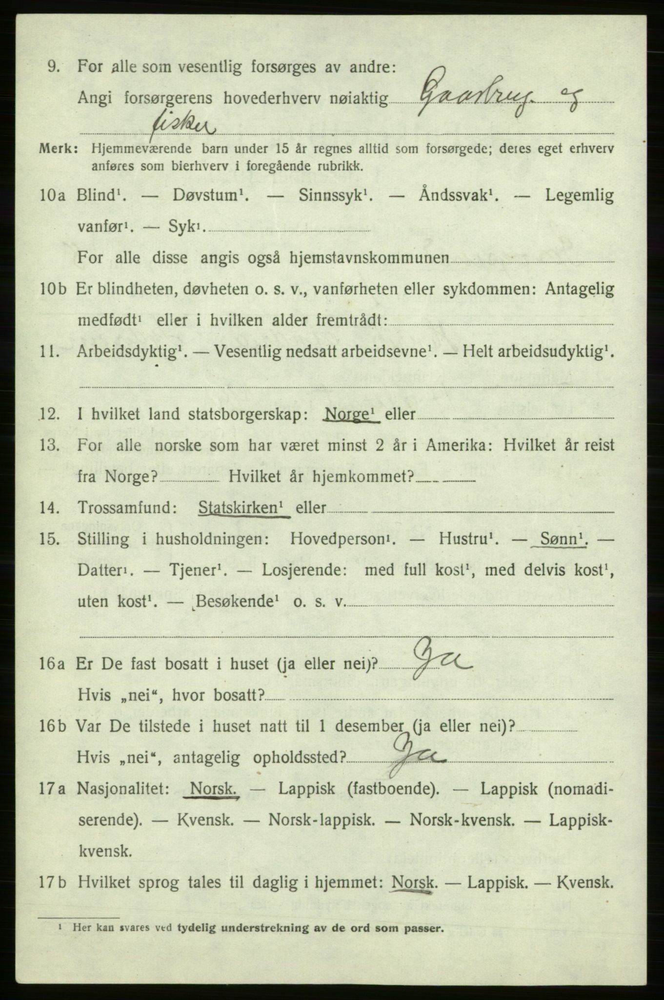 SATØ, 1920 census for Sørøysund rural district, 1920, p. 3591