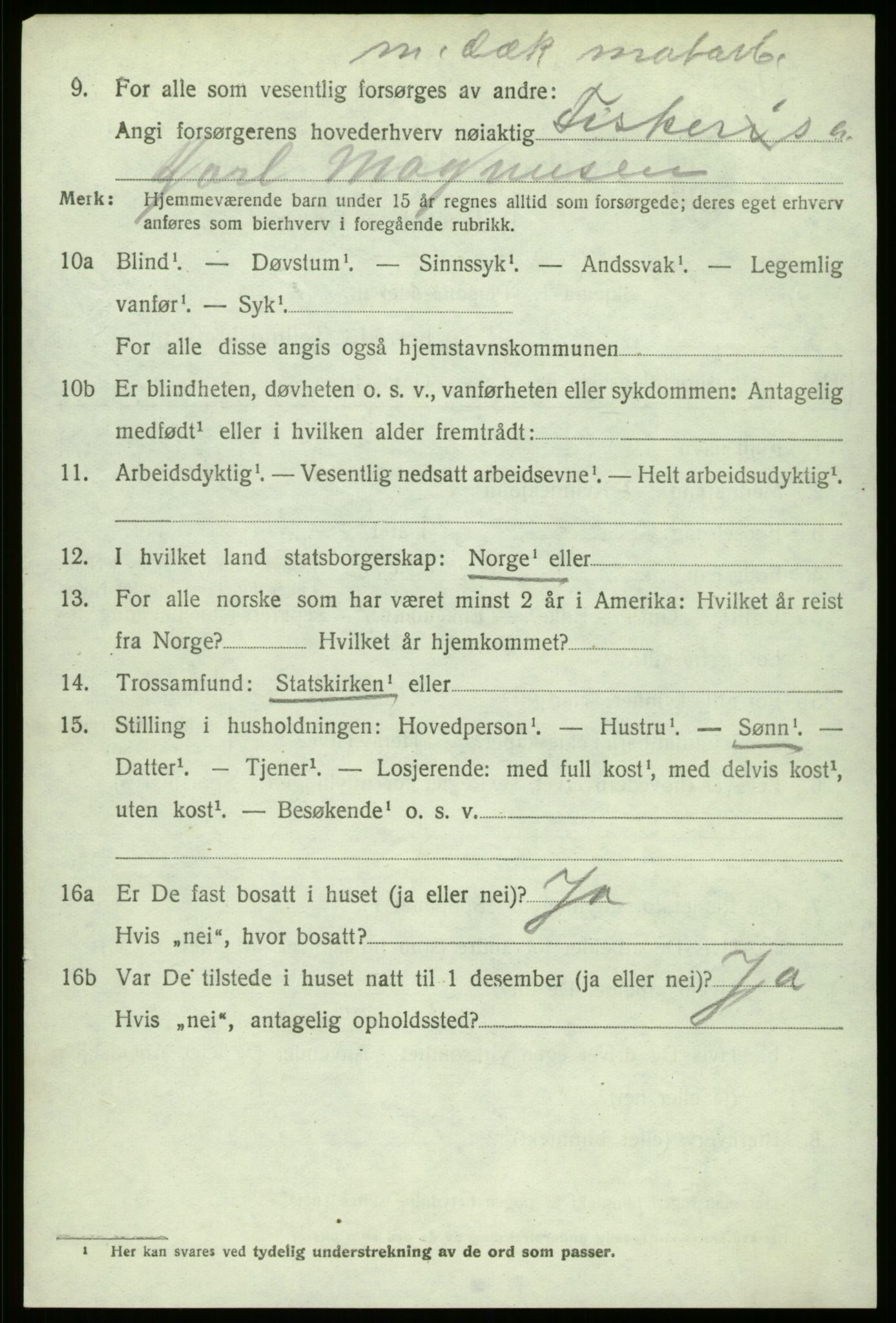 SAO, 1920 census for Hvaler, 1920, p. 8991