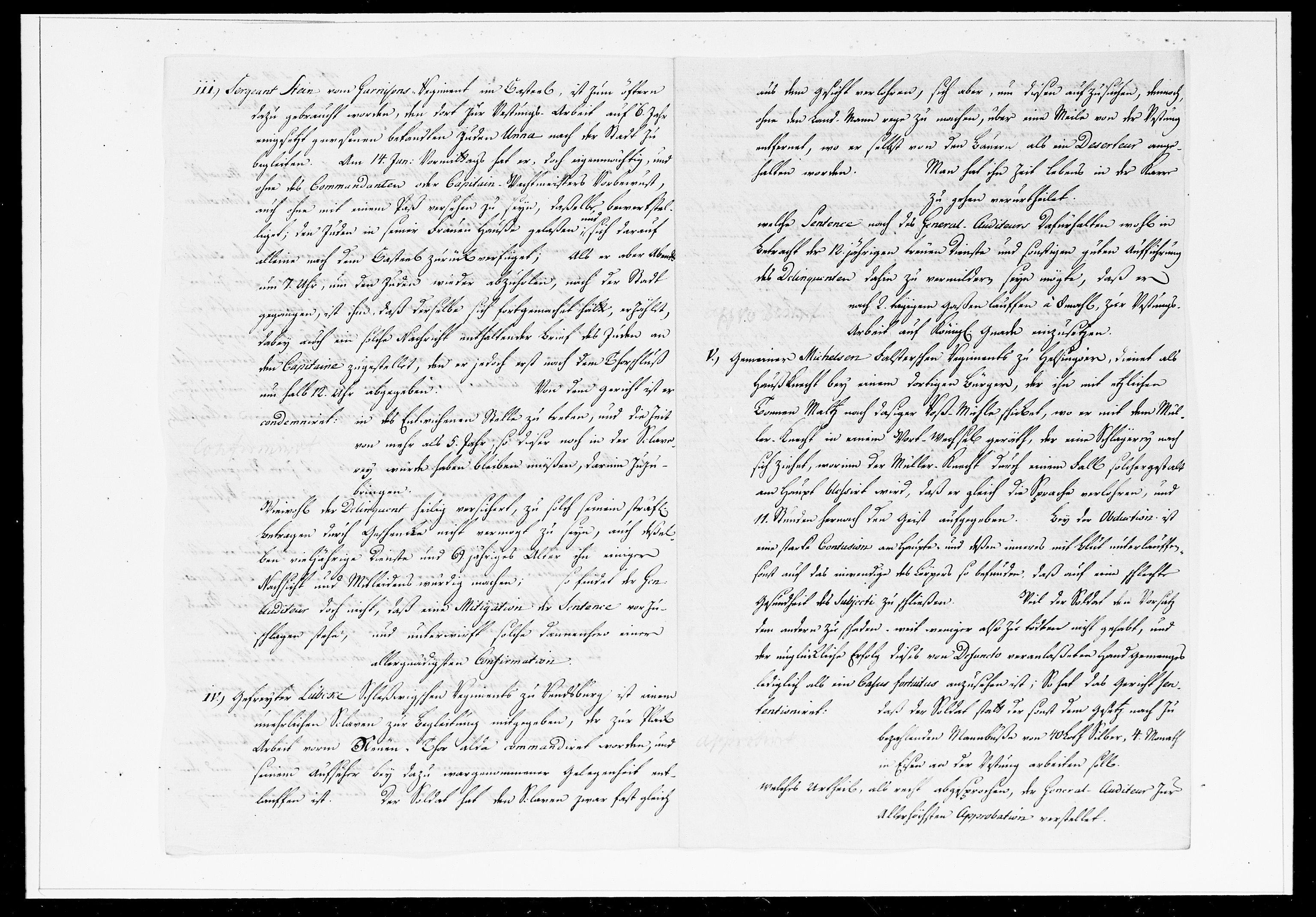 Krigskollegiet, Krigskancelliet, DRA/A-0006/-/1241-1247: Refererede sager, 1753, p. 284
