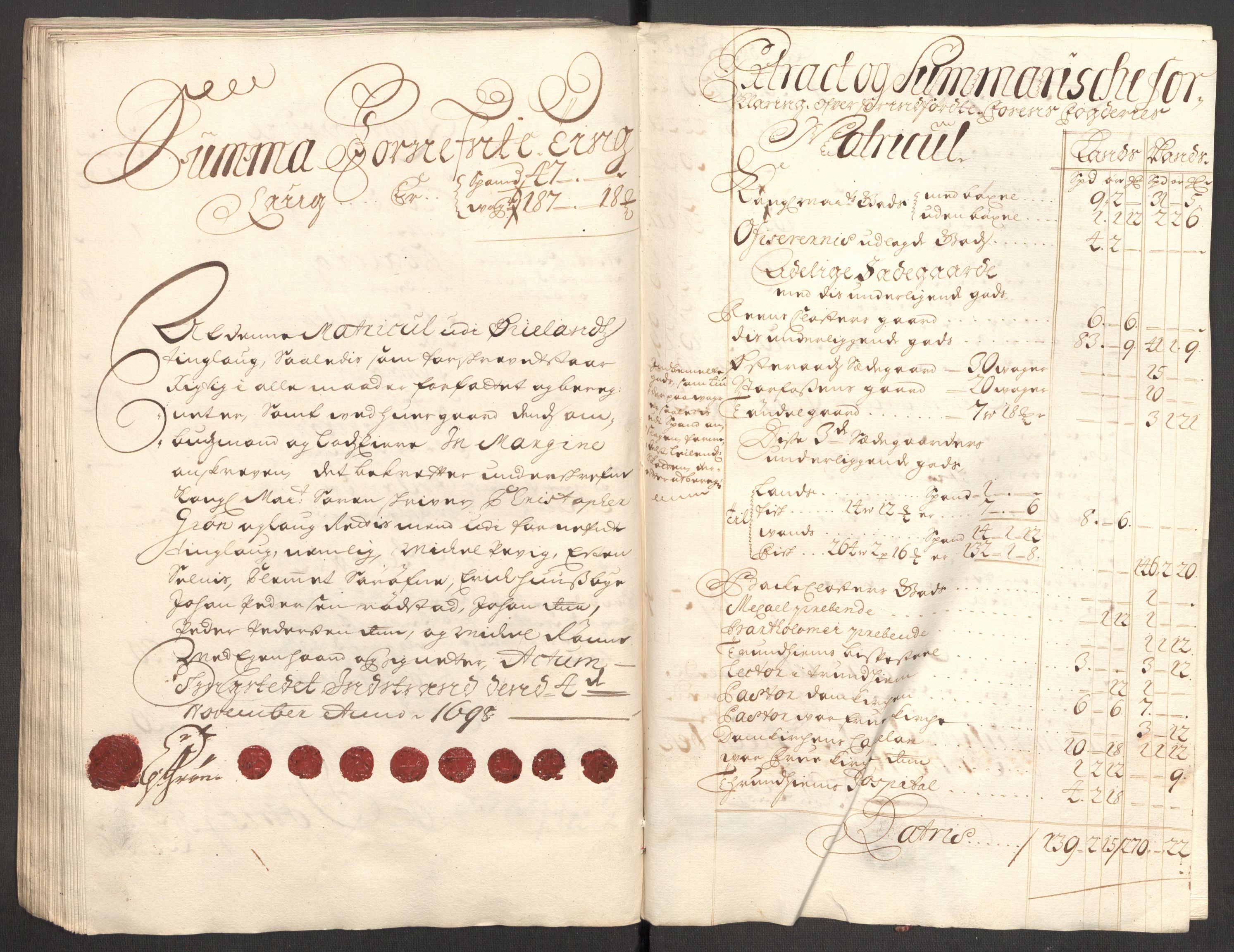 Rentekammeret inntil 1814, Reviderte regnskaper, Fogderegnskap, AV/RA-EA-4092/R57/L3853: Fogderegnskap Fosen, 1698-1699, p. 106