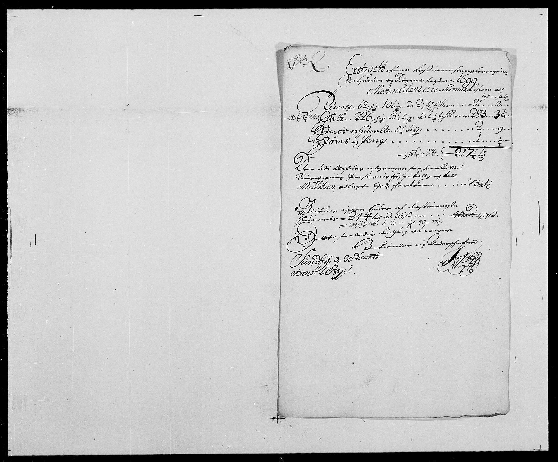 Rentekammeret inntil 1814, Reviderte regnskaper, Fogderegnskap, RA/EA-4092/R29/L1693: Fogderegnskap Hurum og Røyken, 1688-1693, p. 139