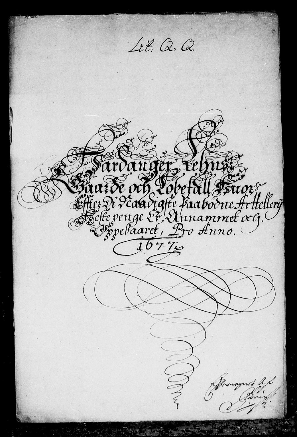 Rentekammeret inntil 1814, Reviderte regnskaper, Stiftamtstueregnskaper, Bergen stiftamt, AV/RA-EA-6043/R/Rc/L0049: Bergen stiftamt, 1675-1677