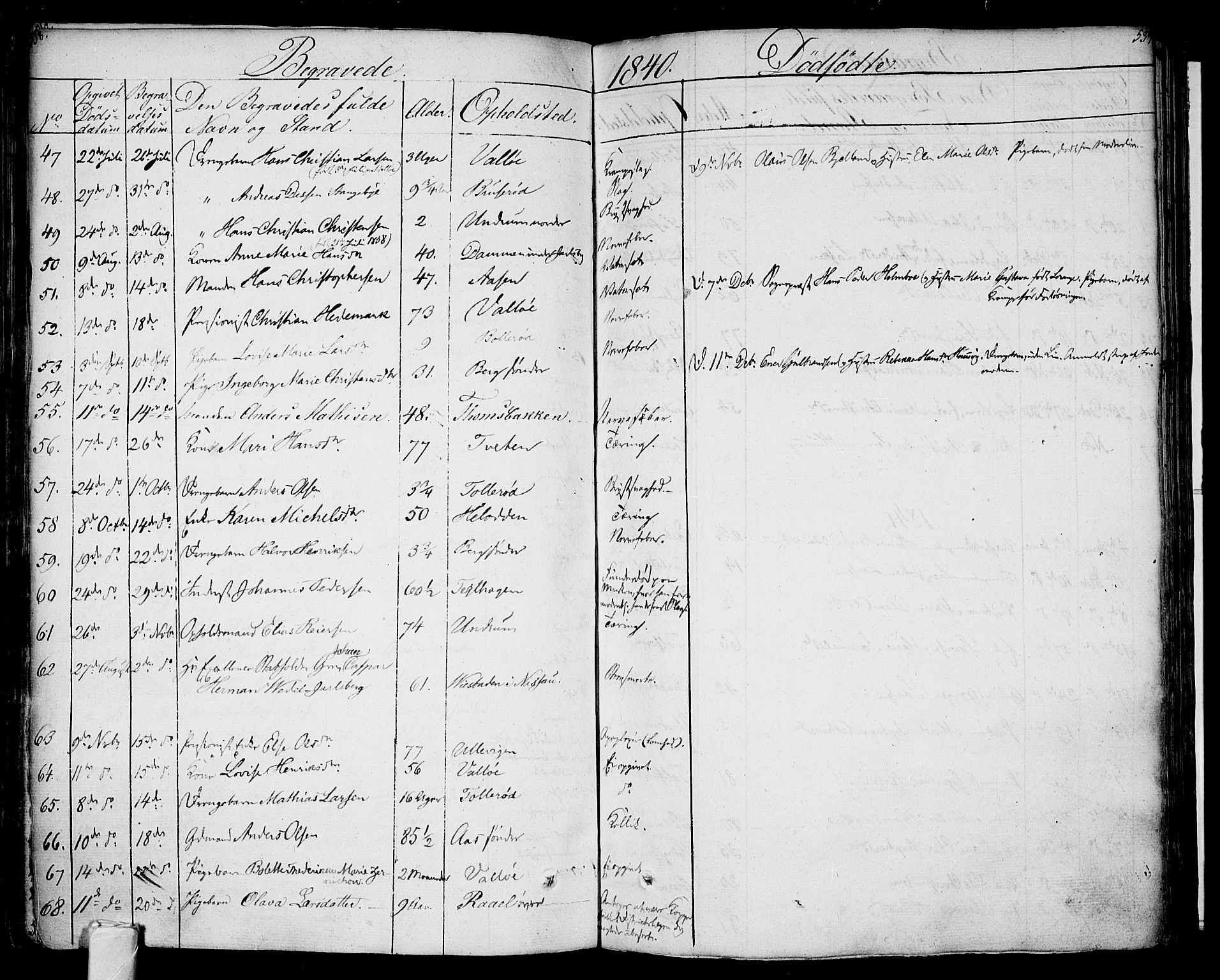 Sem kirkebøker, AV/SAKO-A-5/F/Fa/L0005: Parish register (official) no. I 5, 1825-1842, p. 538-539