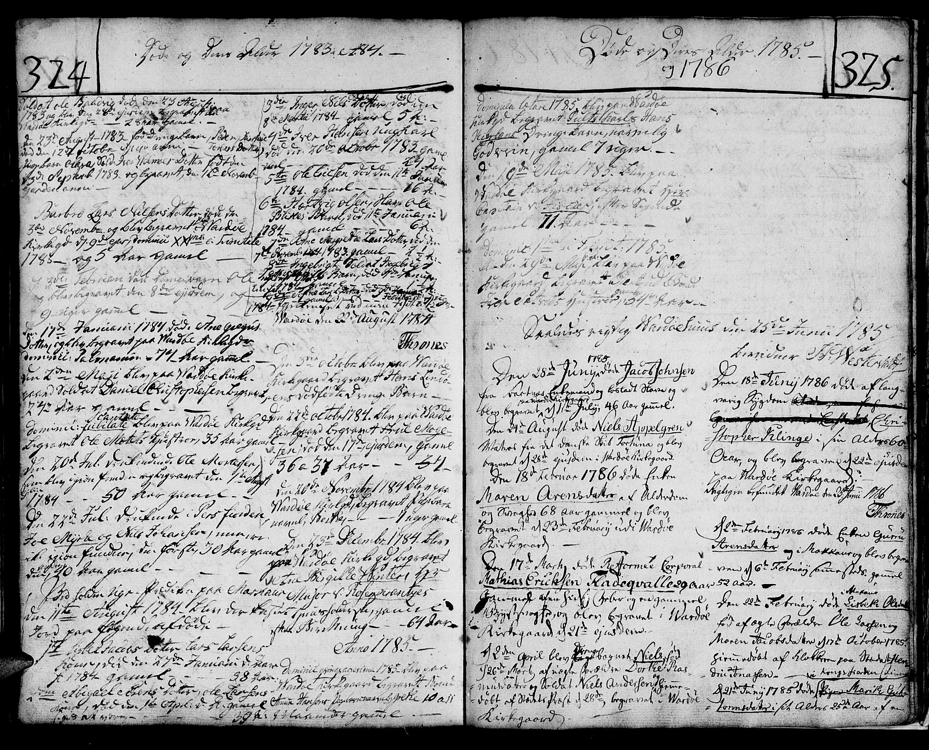 Vardø sokneprestkontor, SATØ/S-1332/H/Ha/L0001kirke: Parish register (official) no. 1, 1769-1804, p. 324-325