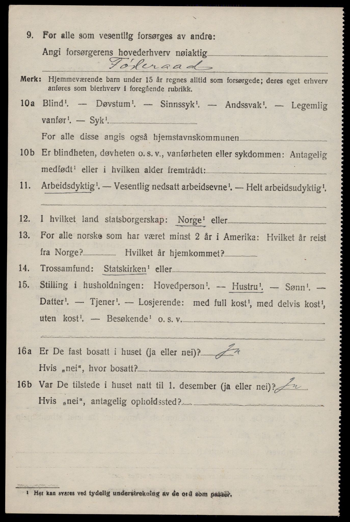 SAST, 1920 census for Vikedal, 1920, p. 3756