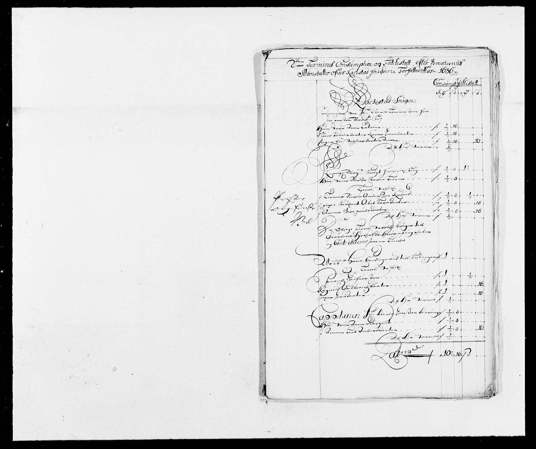 Rentekammeret inntil 1814, Reviderte regnskaper, Fogderegnskap, RA/EA-4092/R05/L0275: Fogderegnskap Rakkestad, 1685-1686, p. 274