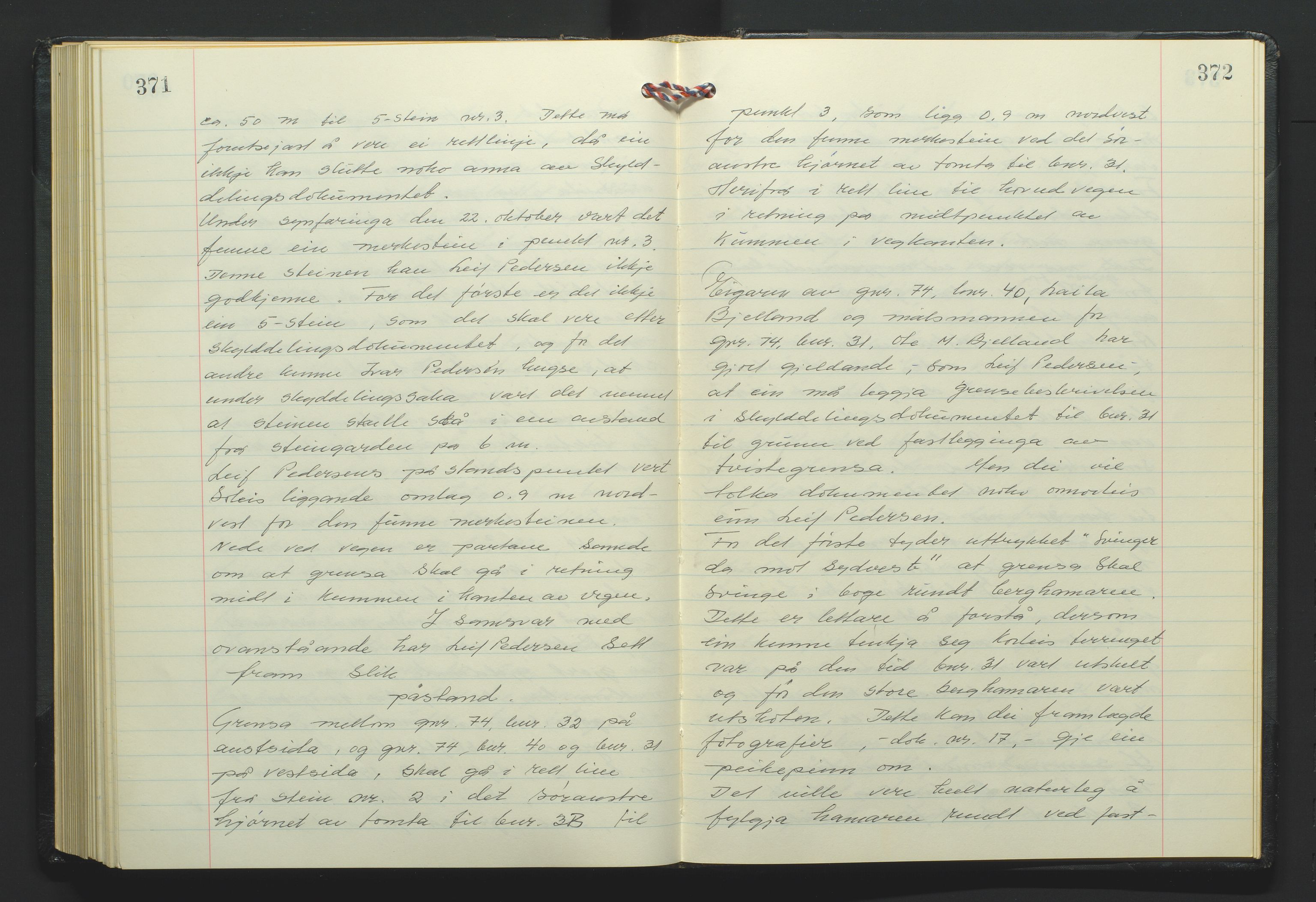 Marnar jordskifterett, AV/SAK-1541-0006/F/Fa/L0004: Jordskifterettsbok Kristiansand domssokn (Kr4), 1969-1974, p. 371-372