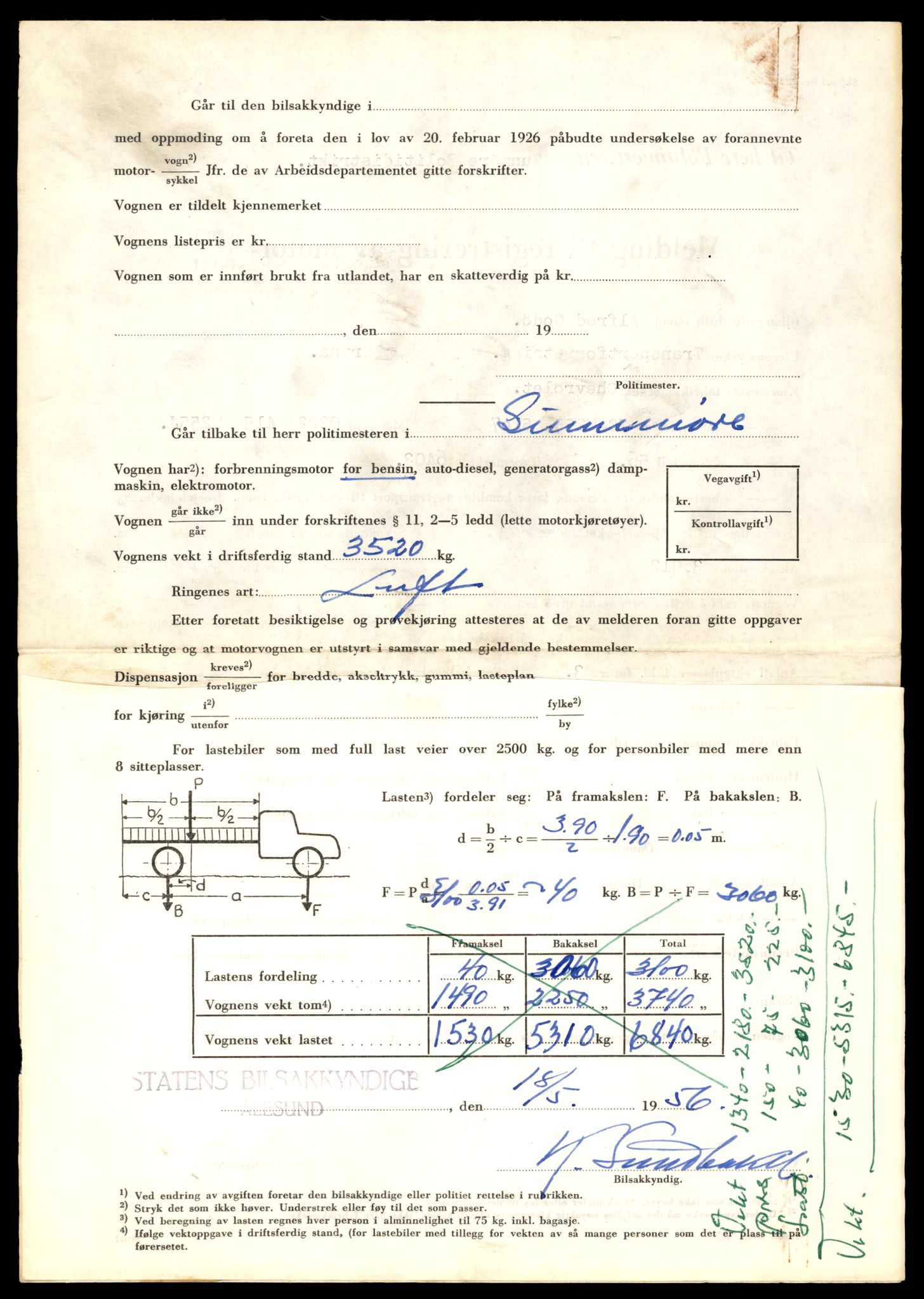 Møre og Romsdal vegkontor - Ålesund trafikkstasjon, AV/SAT-A-4099/F/Fe/L0033: Registreringskort for kjøretøy T 12151 - T 12474, 1927-1998, p. 724