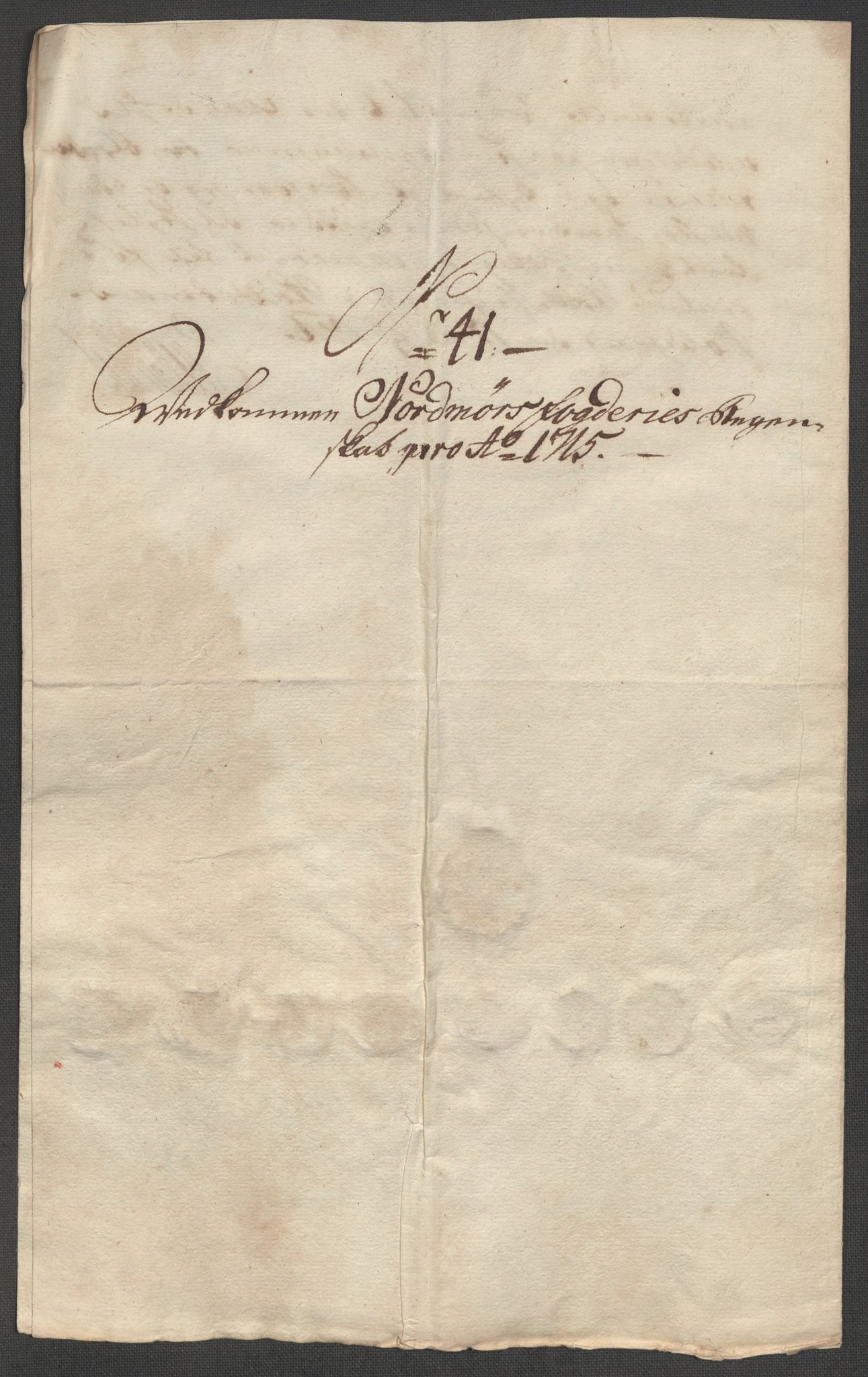 Rentekammeret inntil 1814, Reviderte regnskaper, Fogderegnskap, AV/RA-EA-4092/R56/L3748: Fogderegnskap Nordmøre, 1714-1715, p. 566