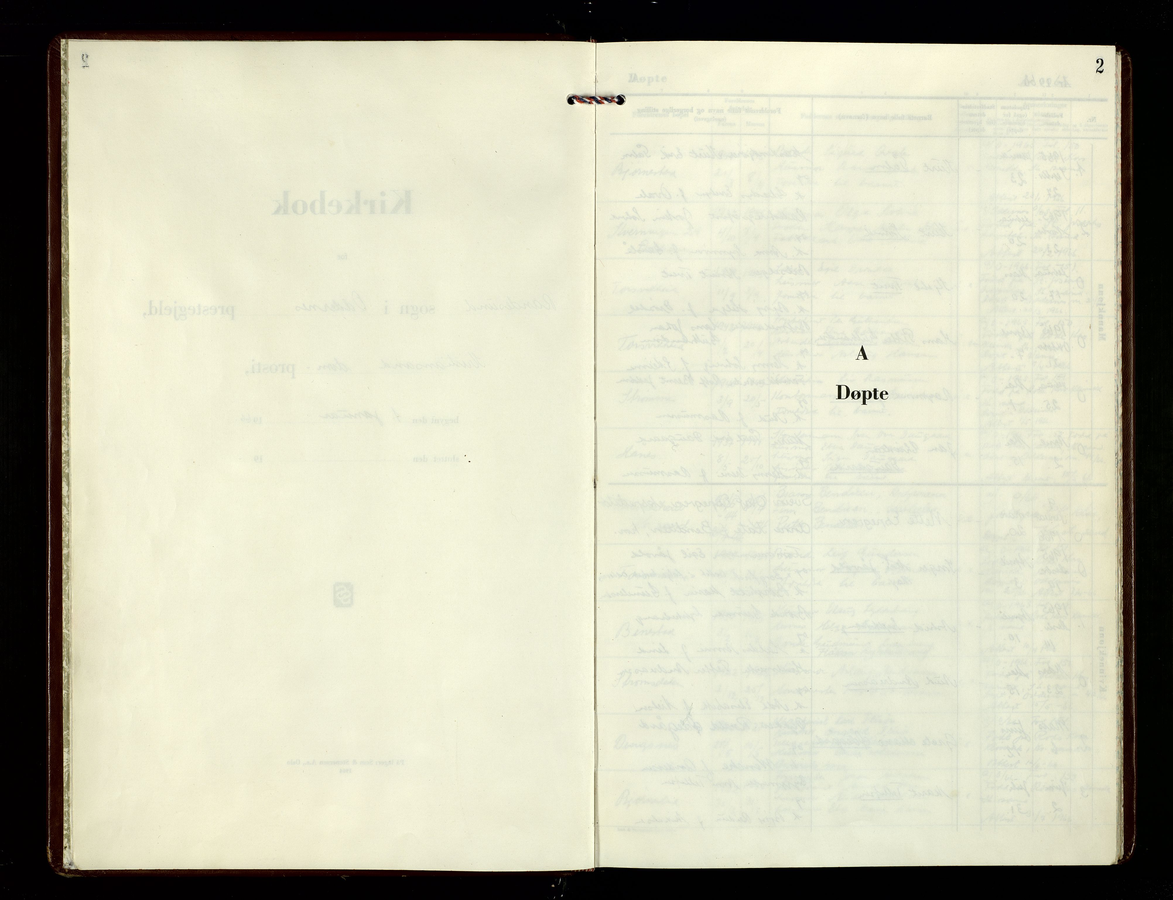 Oddernes sokneprestkontor, AV/SAK-1111-0033/F/Fa/Fab/L0007: Parish register (official) no. A 7, 1966-1976, p. 2