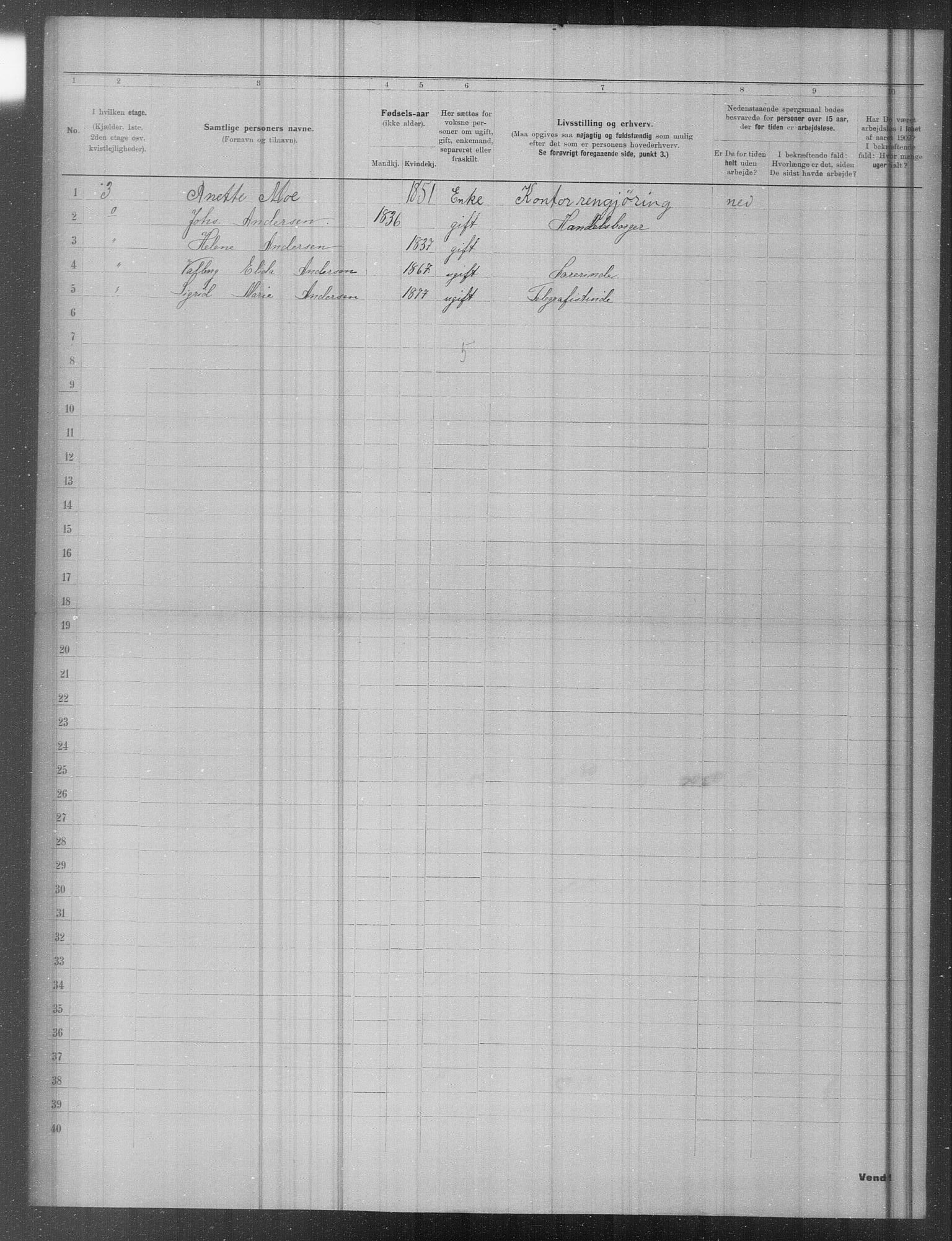 OBA, Municipal Census 1902 for Kristiania, 1902, p. 20152