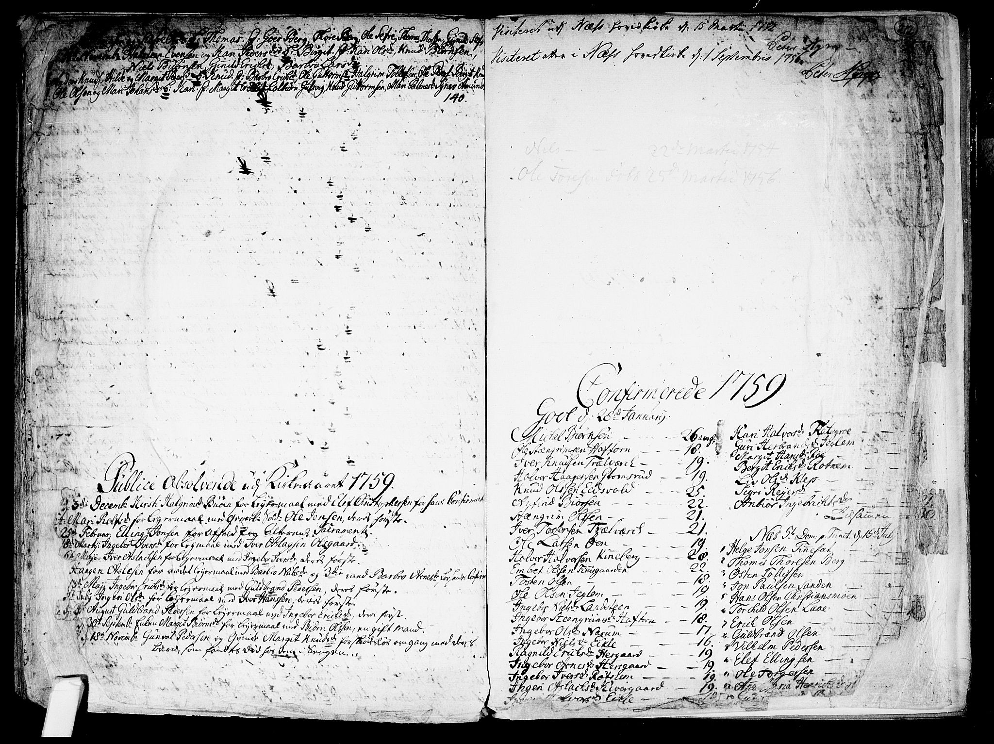 Nes kirkebøker, SAKO/A-236/F/Fa/L0002: Parish register (official) no. 2, 1707-1759, p. 212