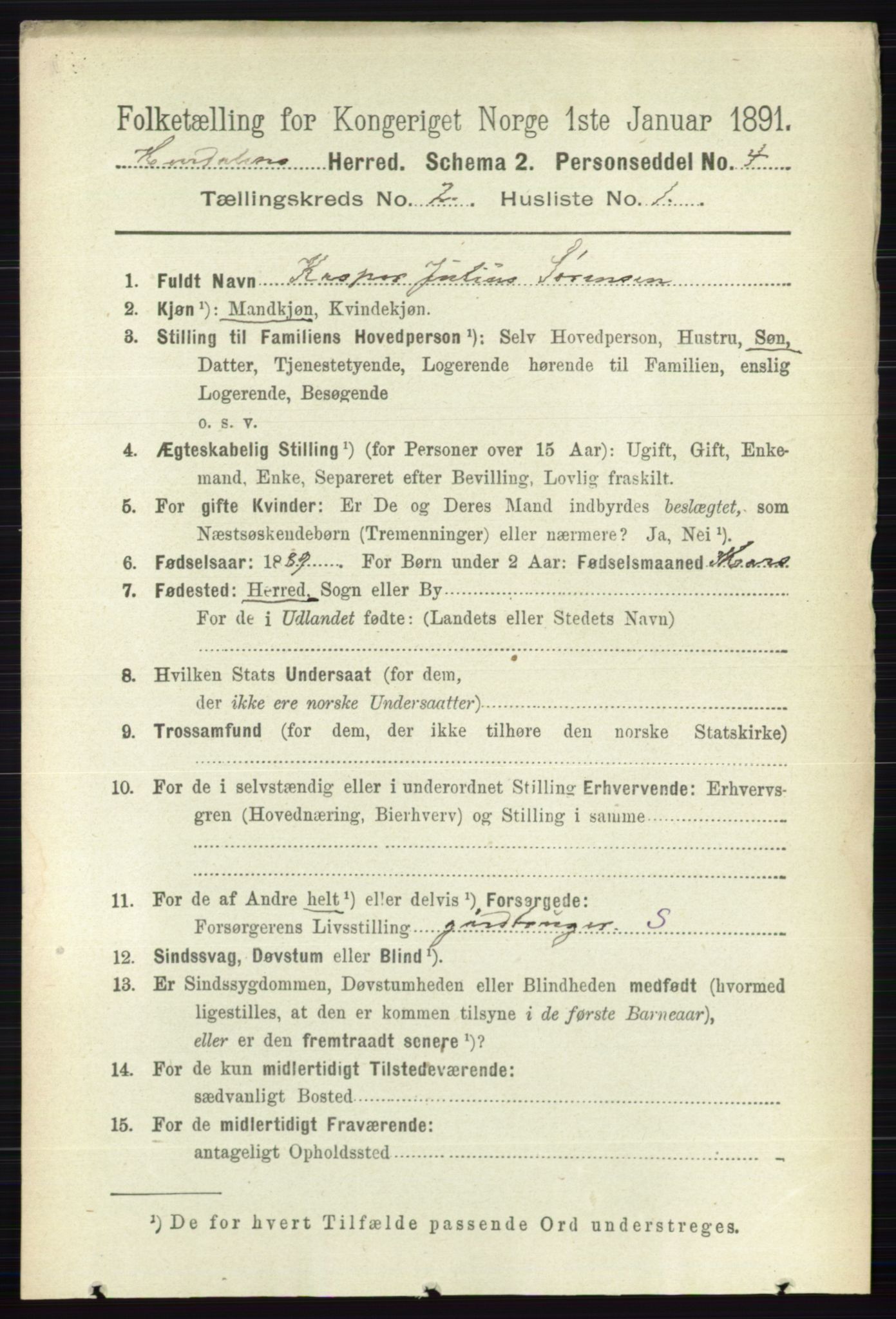 RA, 1891 census for 0239 Hurdal, 1891, p. 527