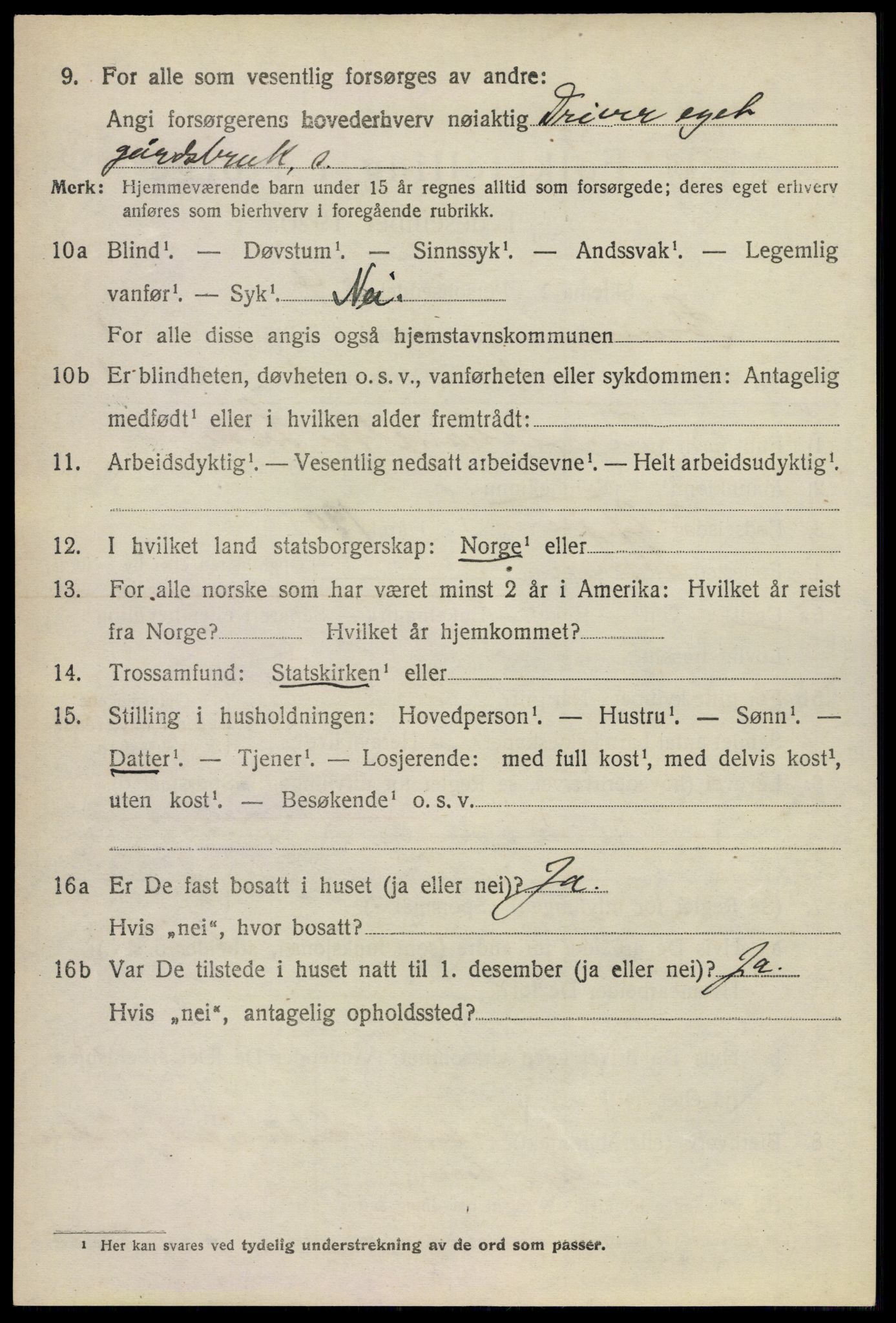 SAO, 1920 census for Sørum, 1920, p. 1130