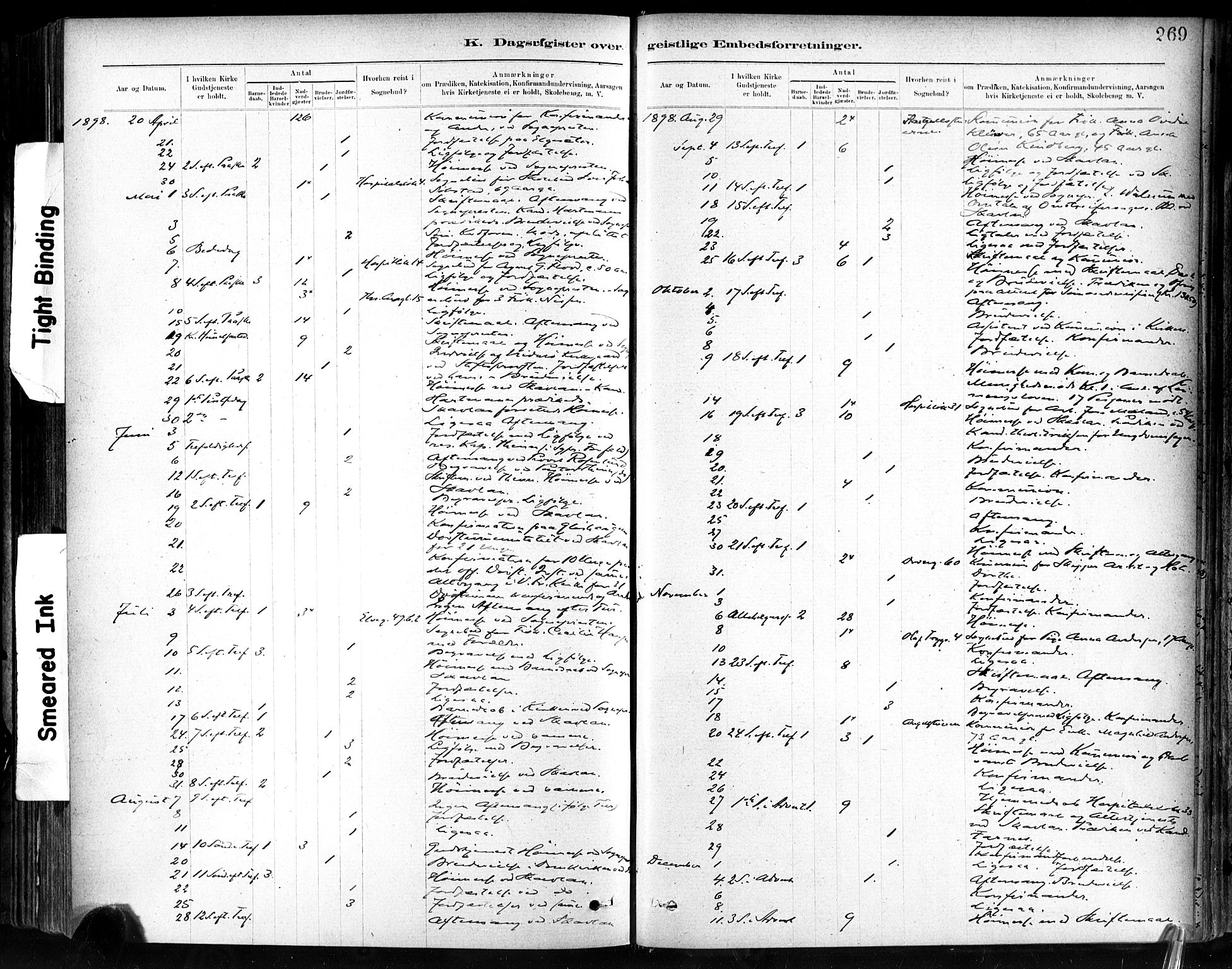 Ministerialprotokoller, klokkerbøker og fødselsregistre - Sør-Trøndelag, SAT/A-1456/602/L0120: Parish register (official) no. 602A18, 1880-1913, p. 269