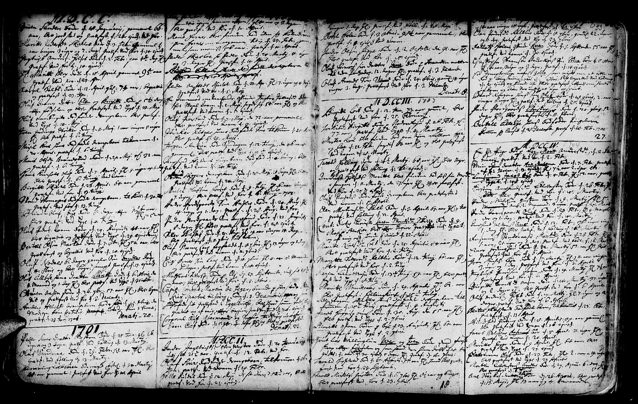 Ministerialprotokoller, klokkerbøker og fødselsregistre - Nord-Trøndelag, SAT/A-1458/746/L0439: Parish register (official) no. 746A01, 1688-1759, p. 53