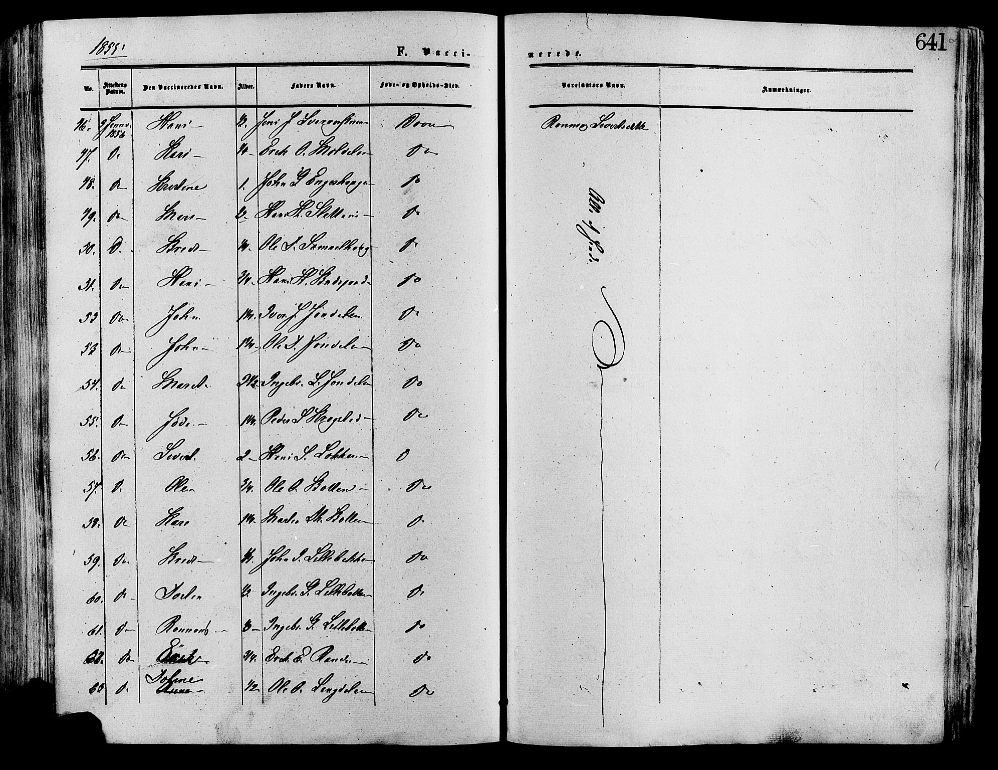 Lesja prestekontor, AV/SAH-PREST-068/H/Ha/Haa/L0008: Parish register (official) no. 8, 1854-1880, p. 641