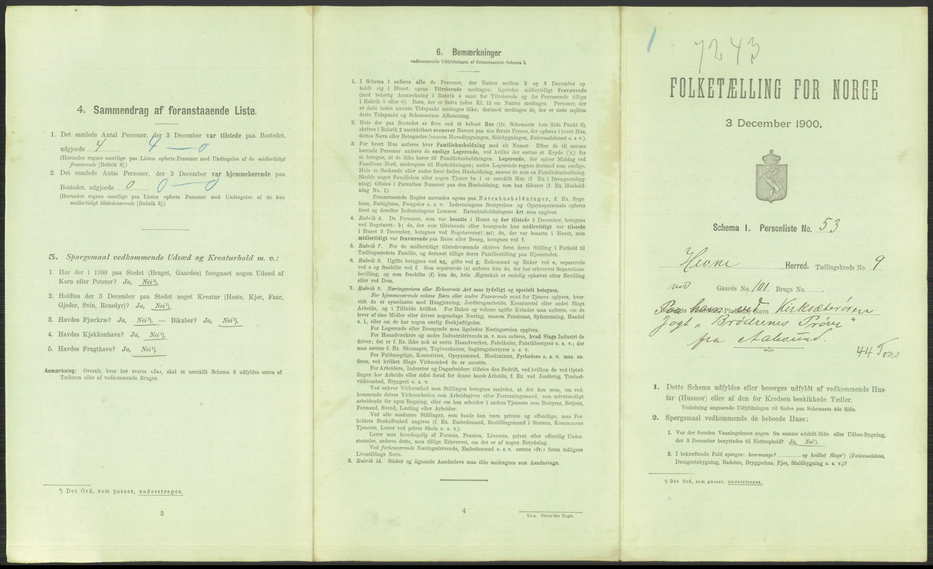 RA, 1900 Census - ship lists from ships in Norwegian harbours, harbours abroad and at sea, 1900, p. 3227