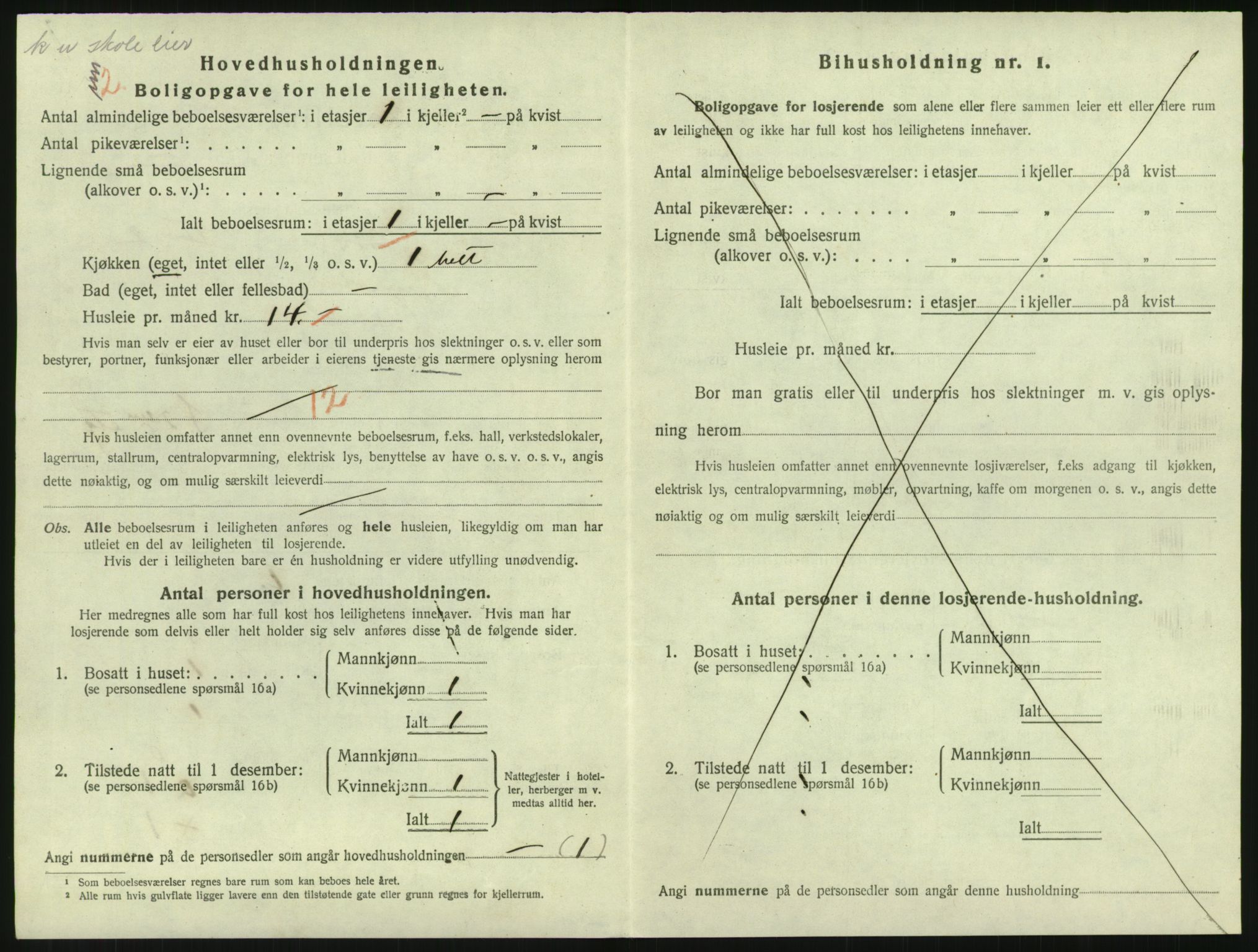 SAK, 1920 census for Grimstad, 1920, p. 1328