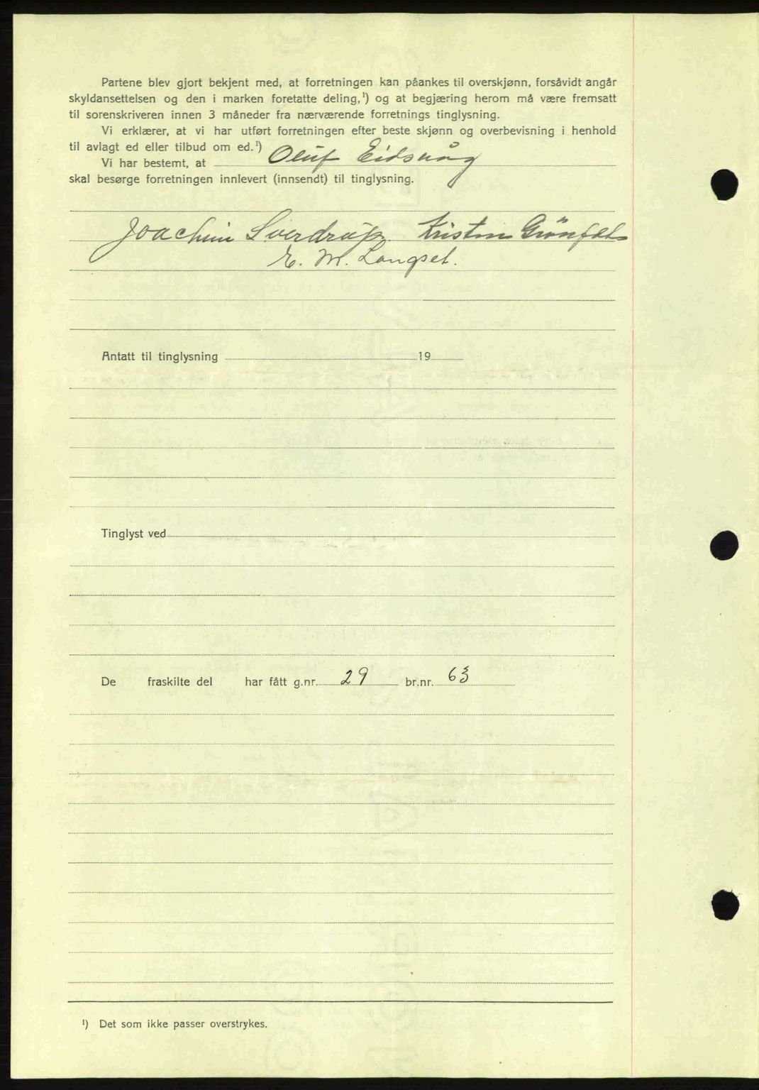 Romsdal sorenskriveri, AV/SAT-A-4149/1/2/2C: Mortgage book no. A8, 1939-1940, Diary no: : 929/1940