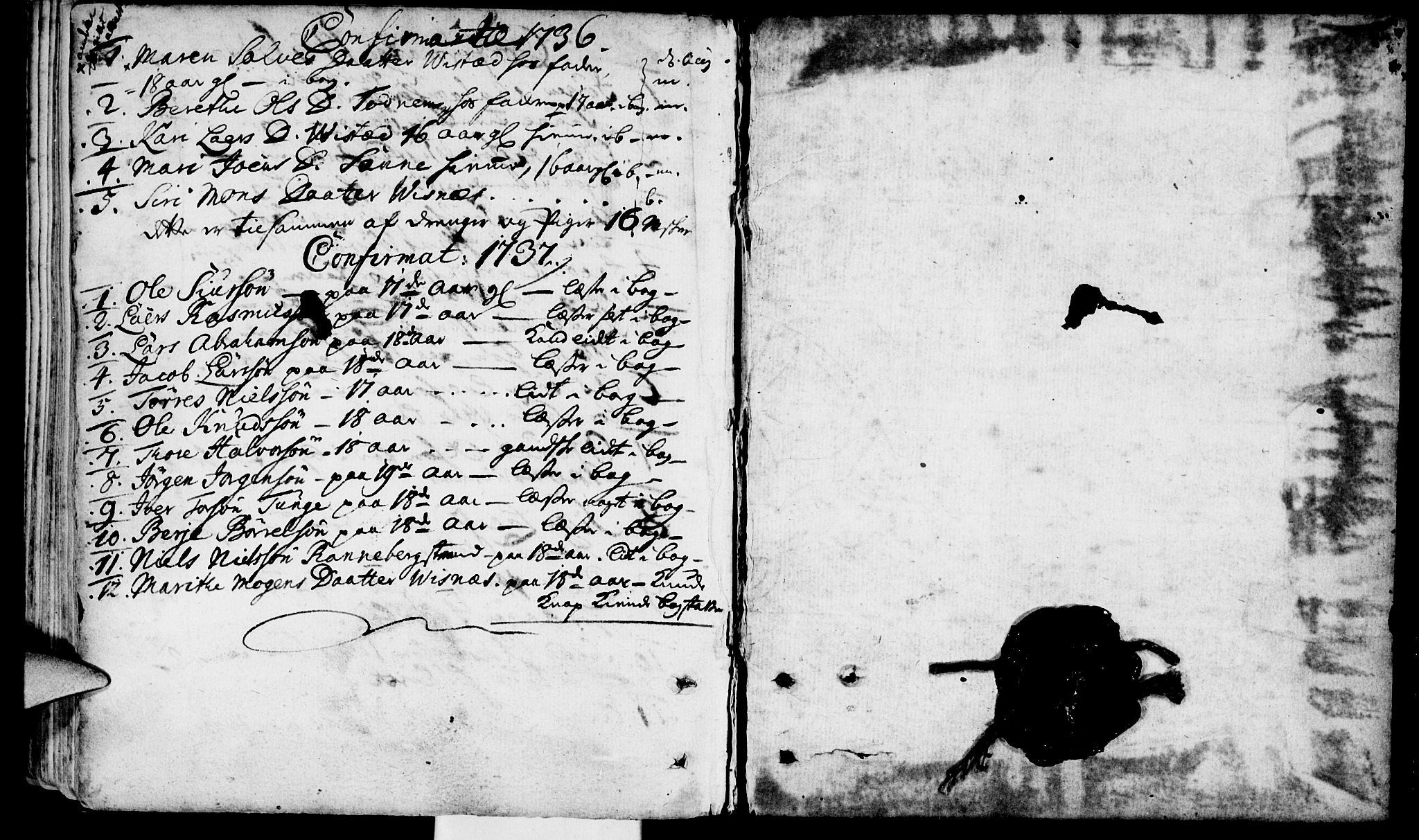 Domkirken sokneprestkontor, SAST/A-101812/001/30/30BA/L0002: Parish register (official) no. A 2 /2, 1727-1737