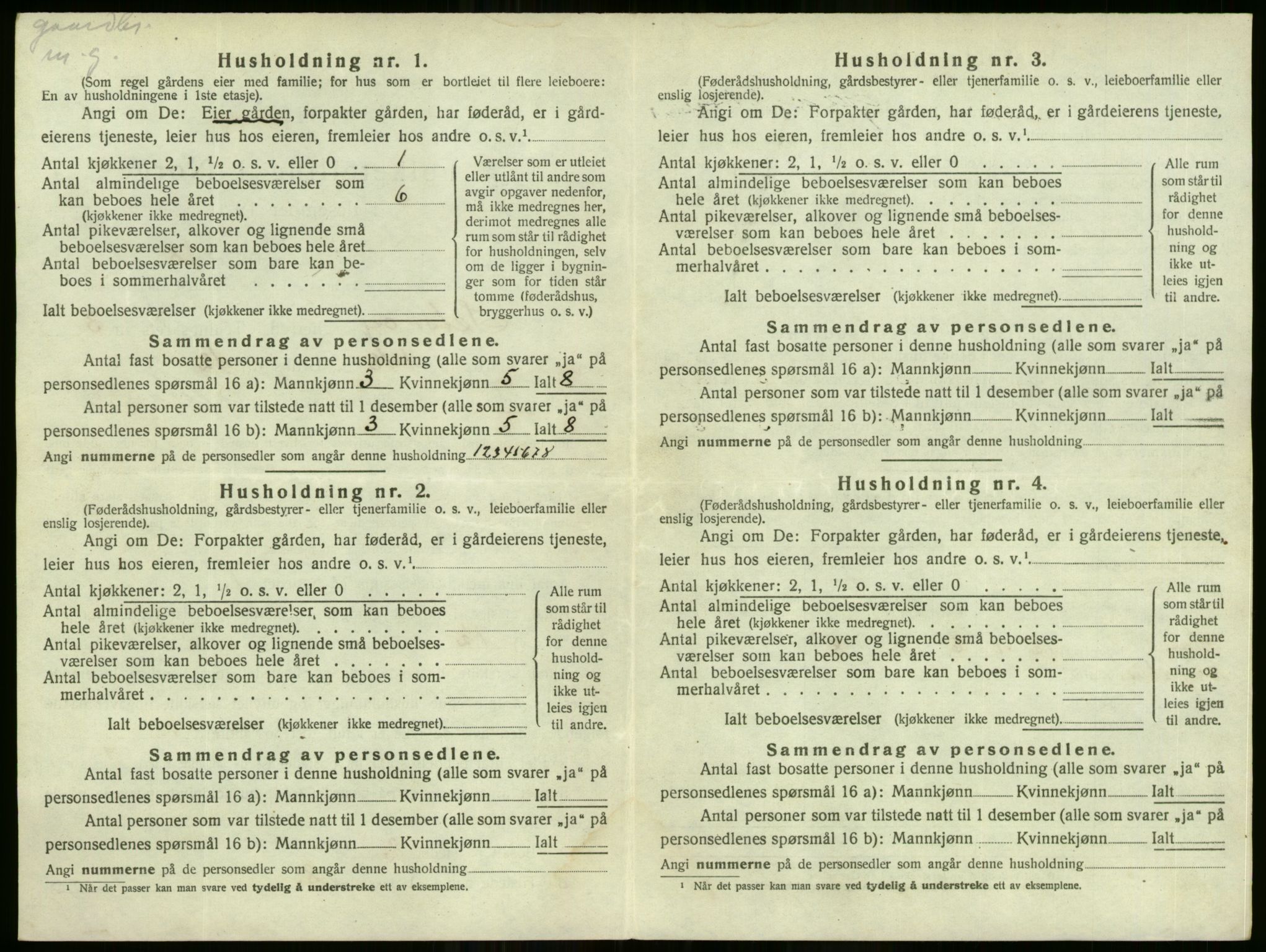 SAO, 1920 census for Setskog, 1920, p. 287