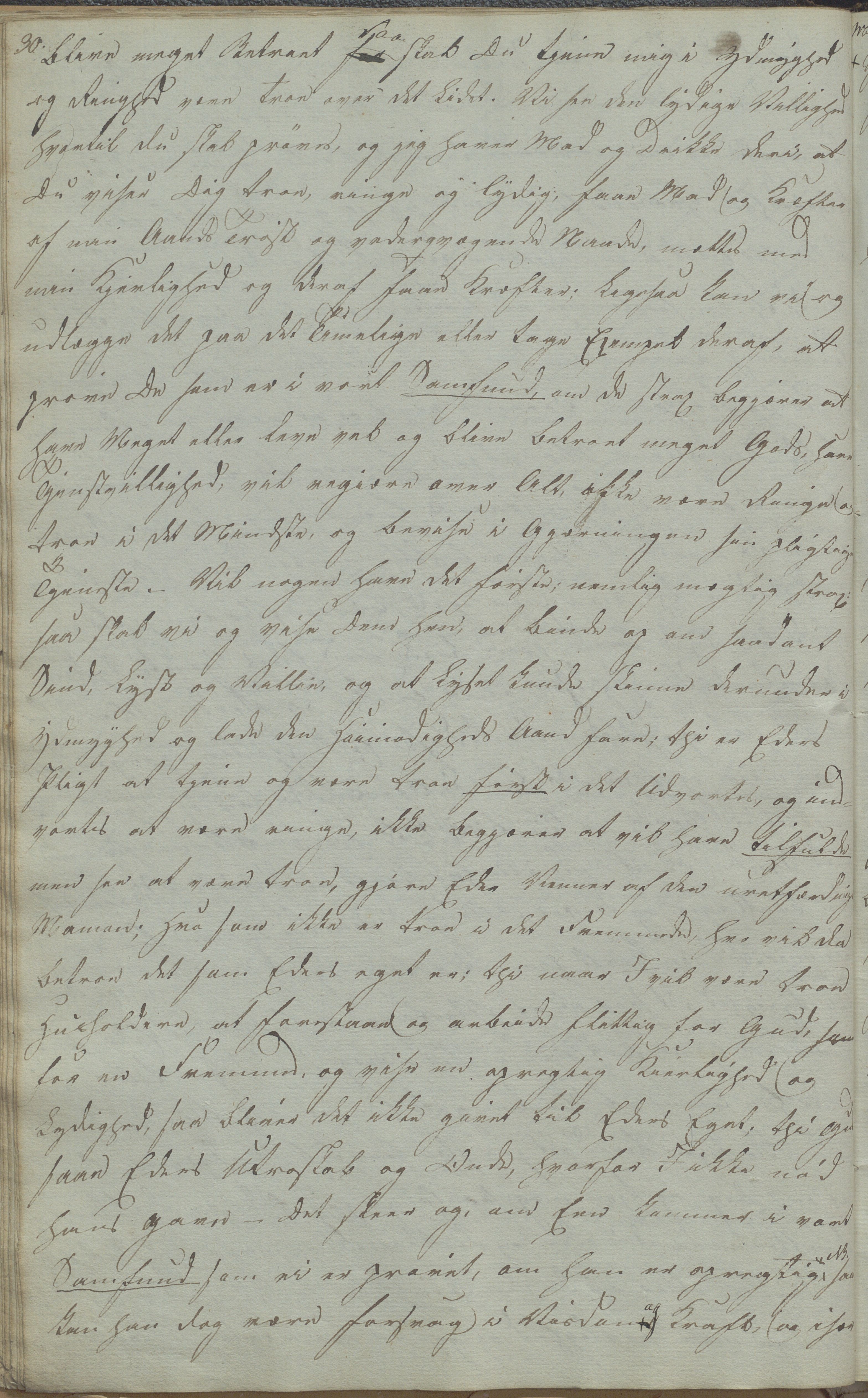 Heggtveitsamlingen, TMF/A-1007/H/L0052/0001: Innbundne brev Ms. S, med innlagt registratur / Innbundne brev Ms S. , 1801-1823, p. 30