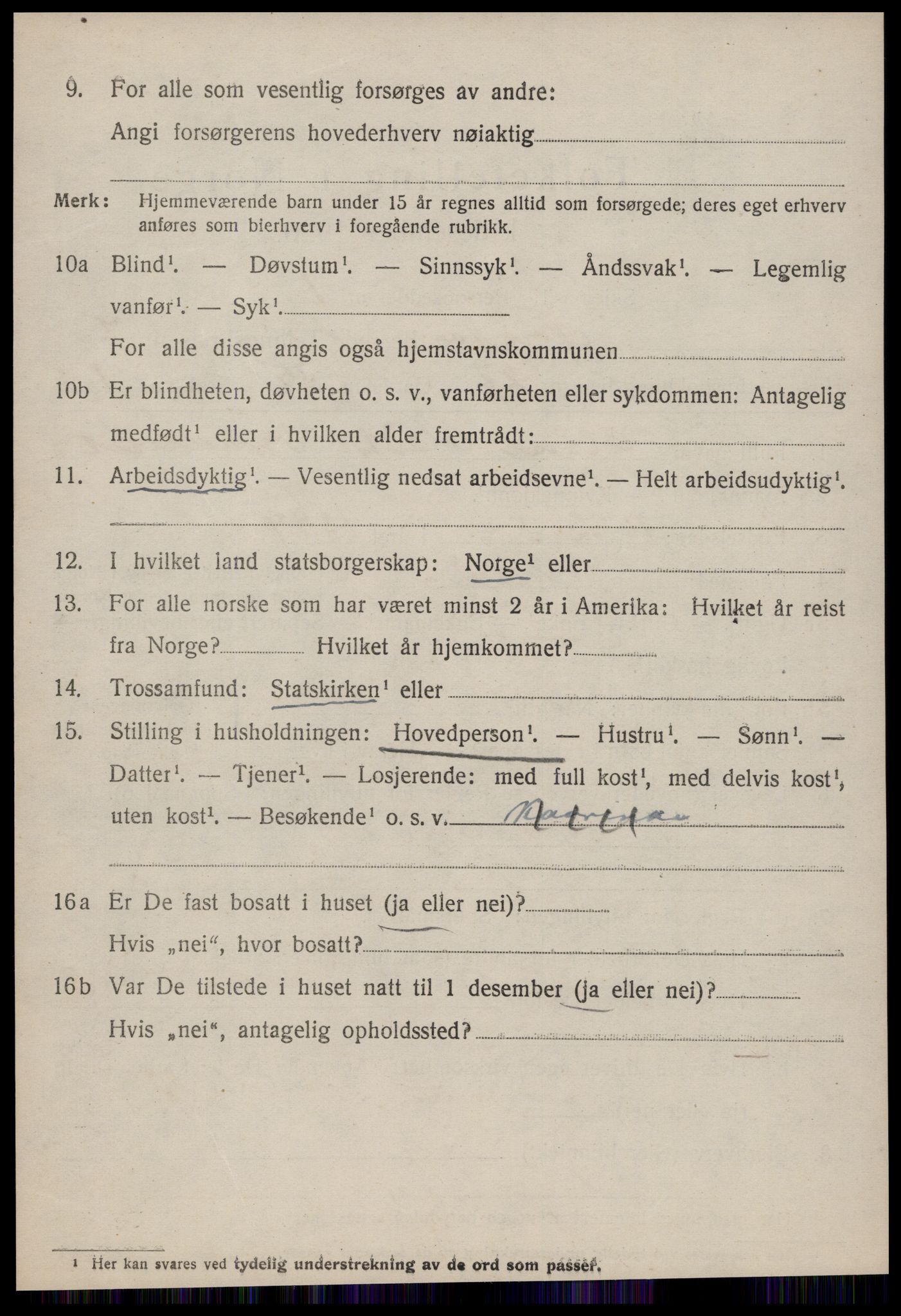 SAT, 1920 census for Ørsta, 1920, p. 5729