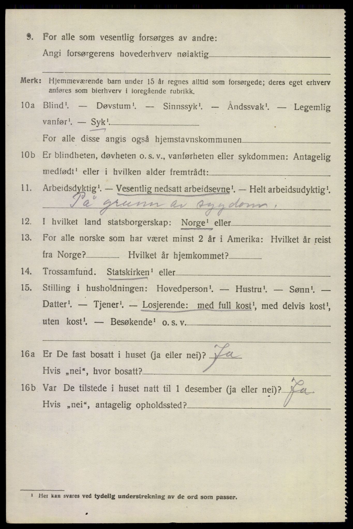 SAKO, 1920 census for Sem, 1920, p. 7496
