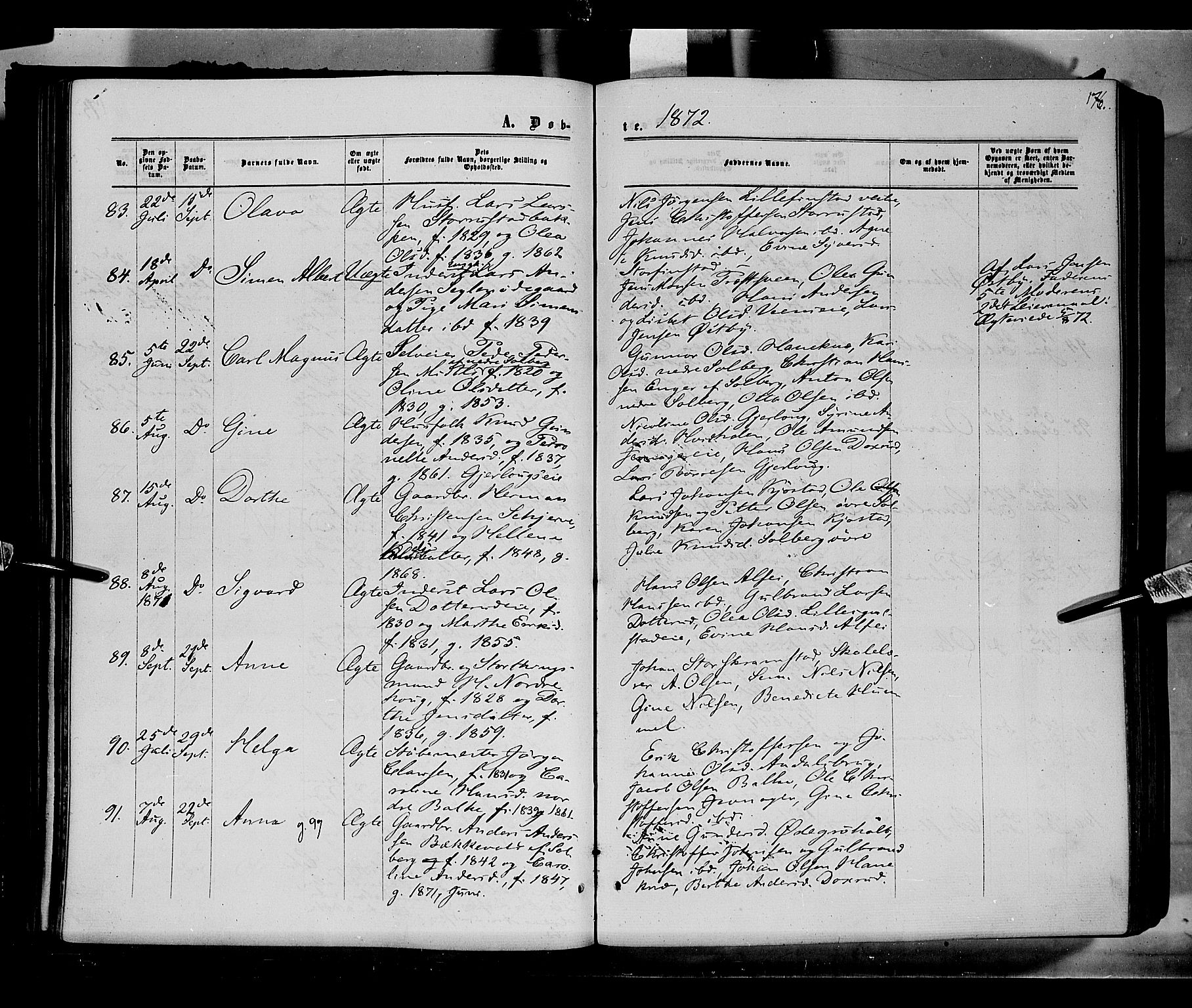 Løten prestekontor, AV/SAH-PREST-022/K/Ka/L0008: Parish register (official) no. 8, 1860-1877, p. 176