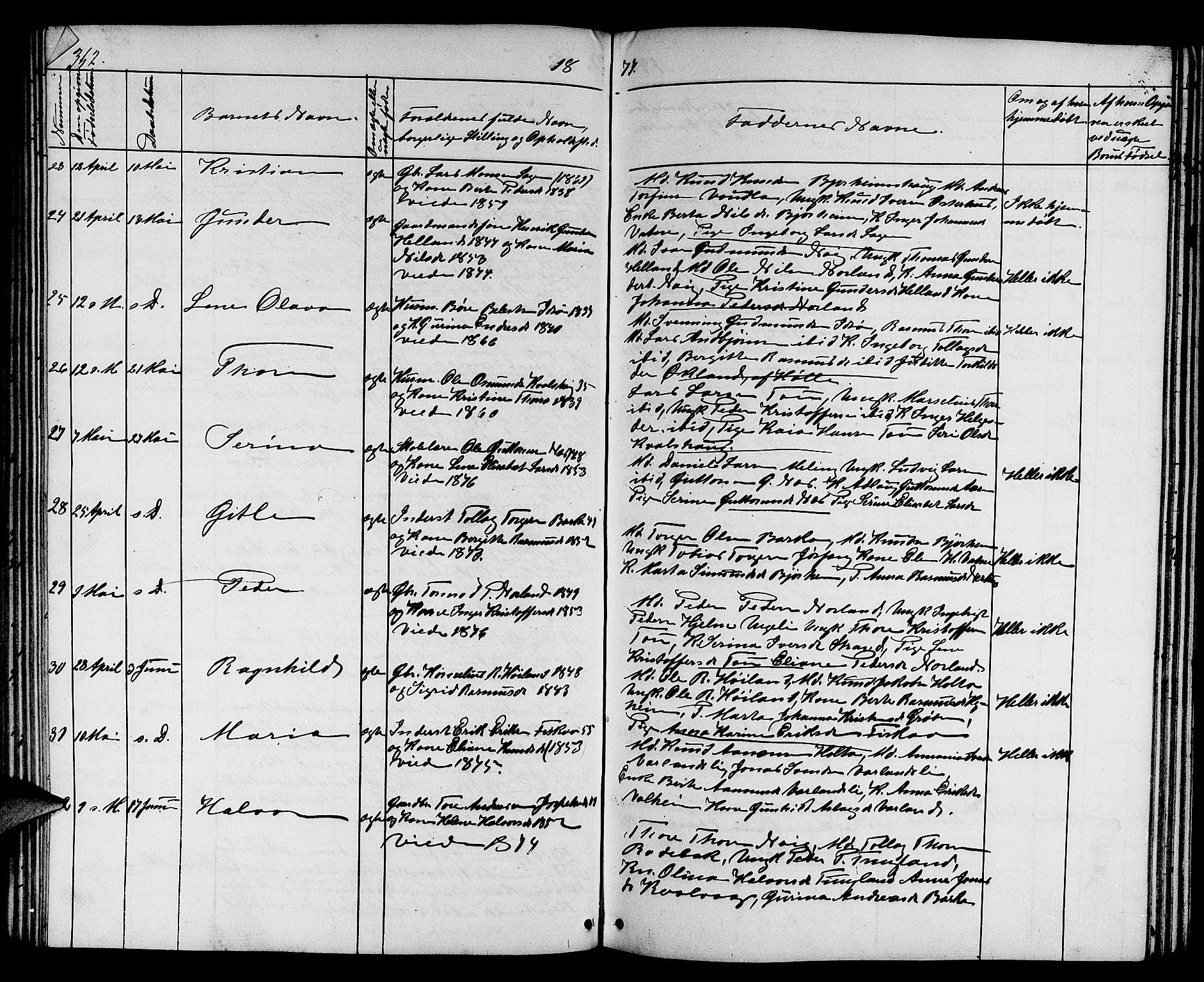 Strand sokneprestkontor, AV/SAST-A-101828/H/Ha/Hab/L0003: Parish register (copy) no. B 3, 1855-1881, p. 362