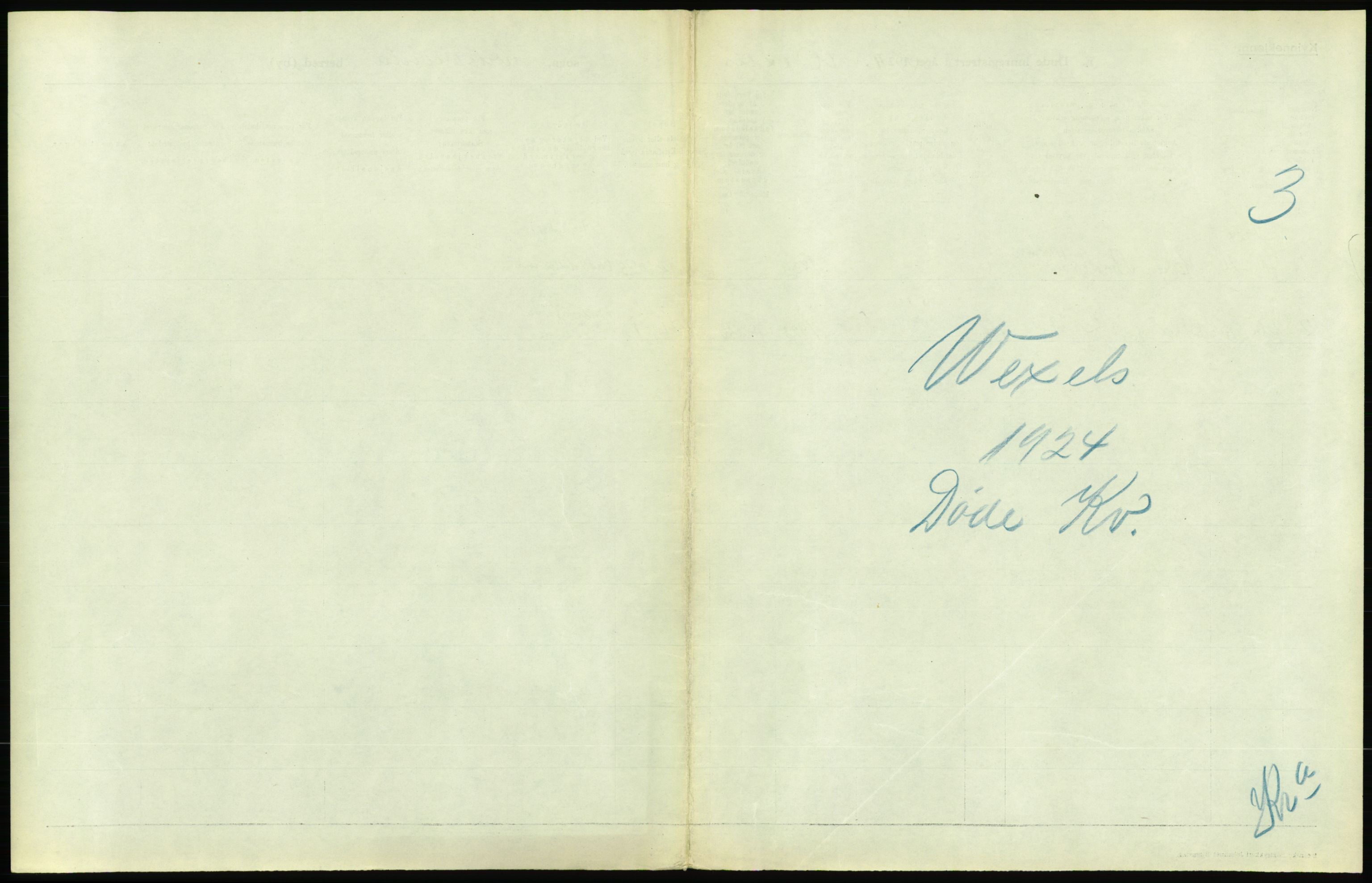 Statistisk sentralbyrå, Sosiodemografiske emner, Befolkning, AV/RA-S-2228/D/Df/Dfc/Dfcd/L0009: Kristiania: Døde kvinner, dødfødte, 1924, p. 497