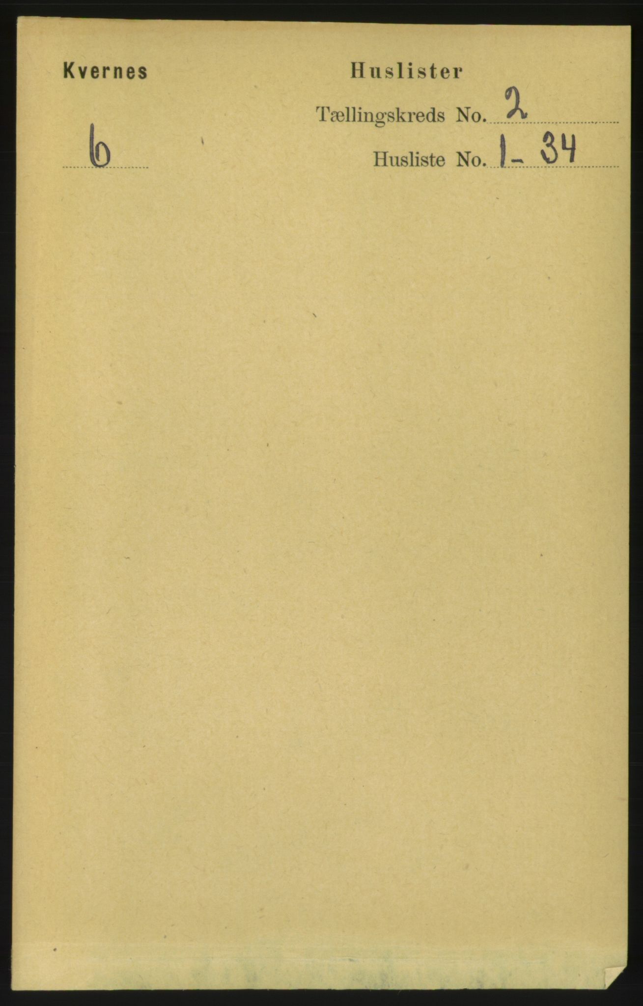 RA, 1891 census for 1553 Kvernes, 1891, p. 636