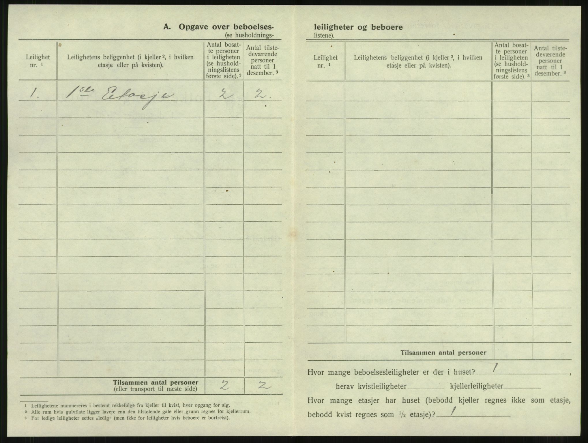 SAT, 1920 census for Namsos, 1920, p. 180