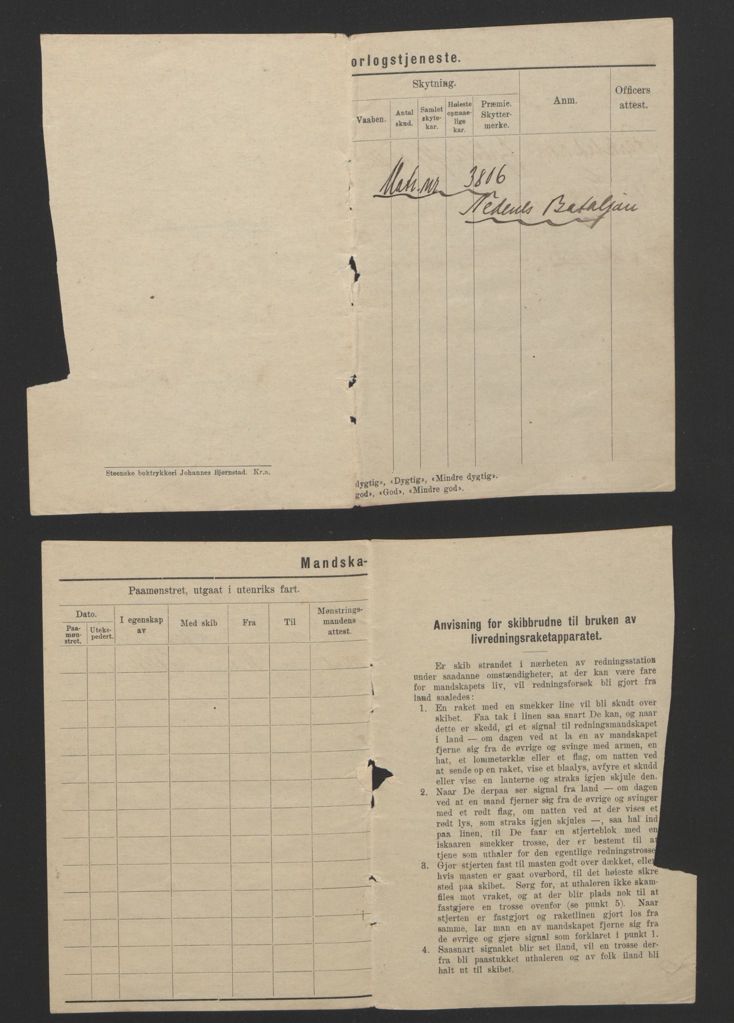 Arendal mønstringskrets, SAK/2031-0012/F/Fb/L0024: Hovedrulle B nr 1-665, S-22, 1886-1933, p. 264