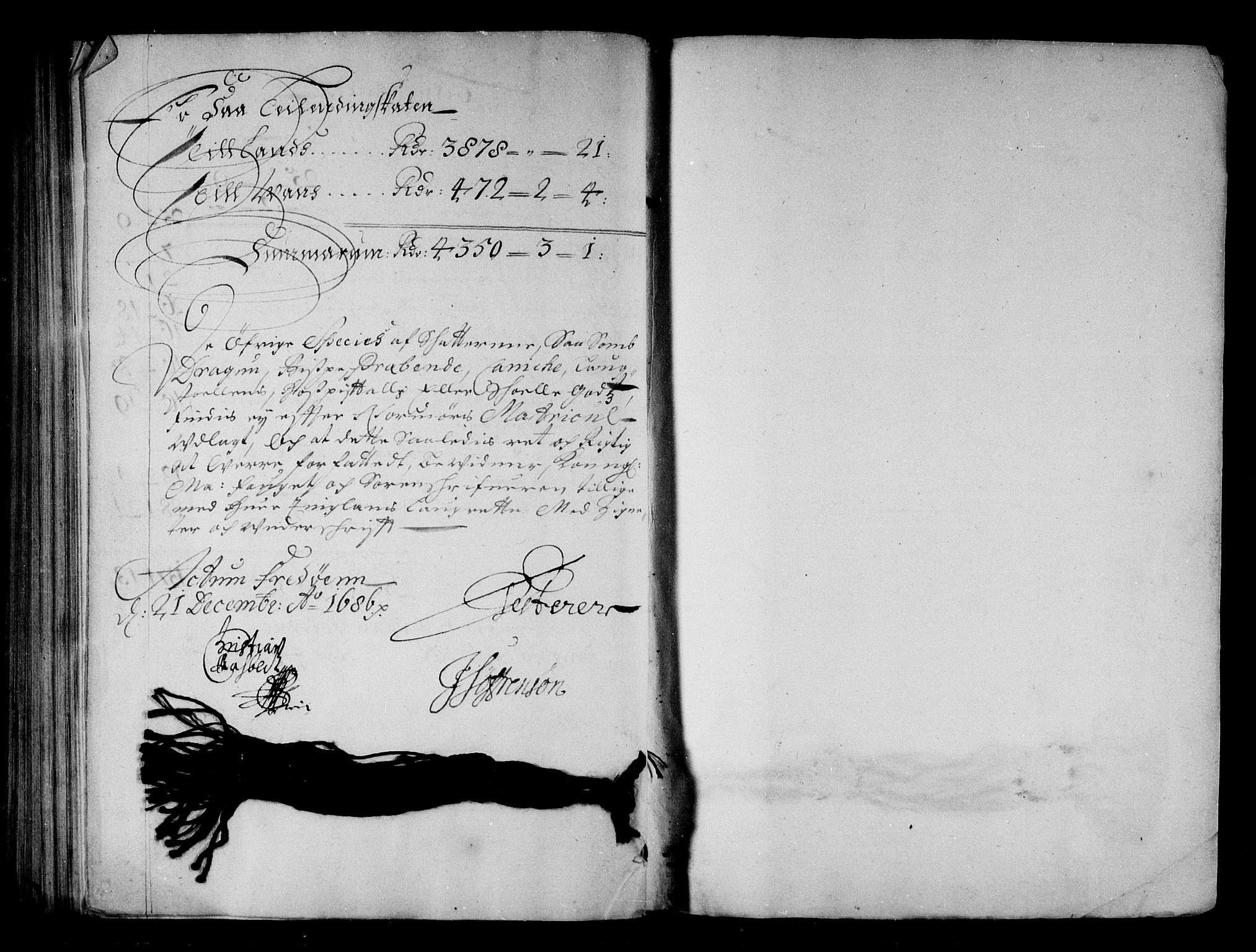 Rentekammeret inntil 1814, Reviderte regnskaper, Stiftamtstueregnskaper, Trondheim stiftamt og Nordland amt, AV/RA-EA-6044/R/Rg/L0084: Trondheim stiftamt og Nordland amt, 1686