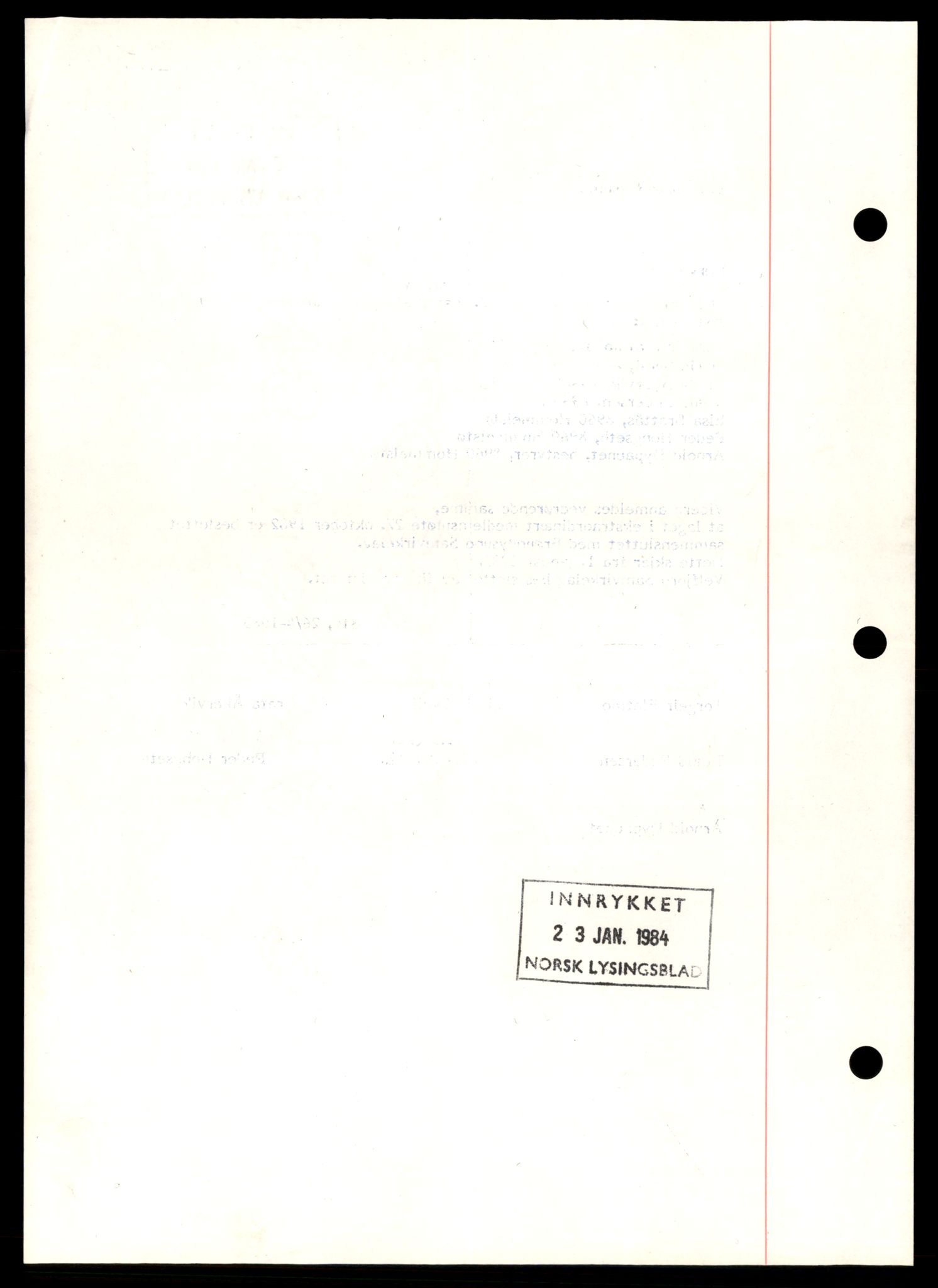 Brønnøy sorenskriveri, SAT/A-4170/2/J/Jd/Jda/L0007: Bilag, 1984-1985, p. 4