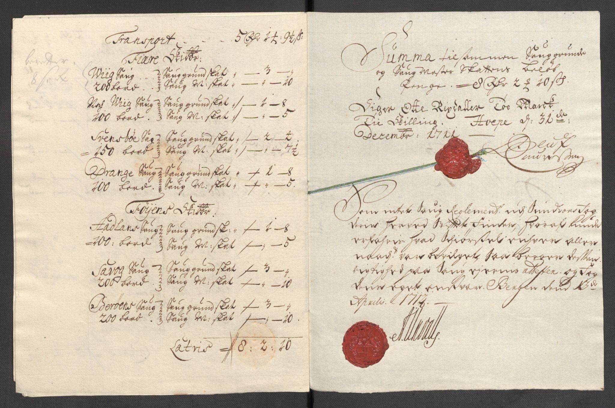 Rentekammeret inntil 1814, Reviderte regnskaper, Fogderegnskap, AV/RA-EA-4092/R48/L2987: Fogderegnskap Sunnhordland og Hardanger, 1711, p. 147