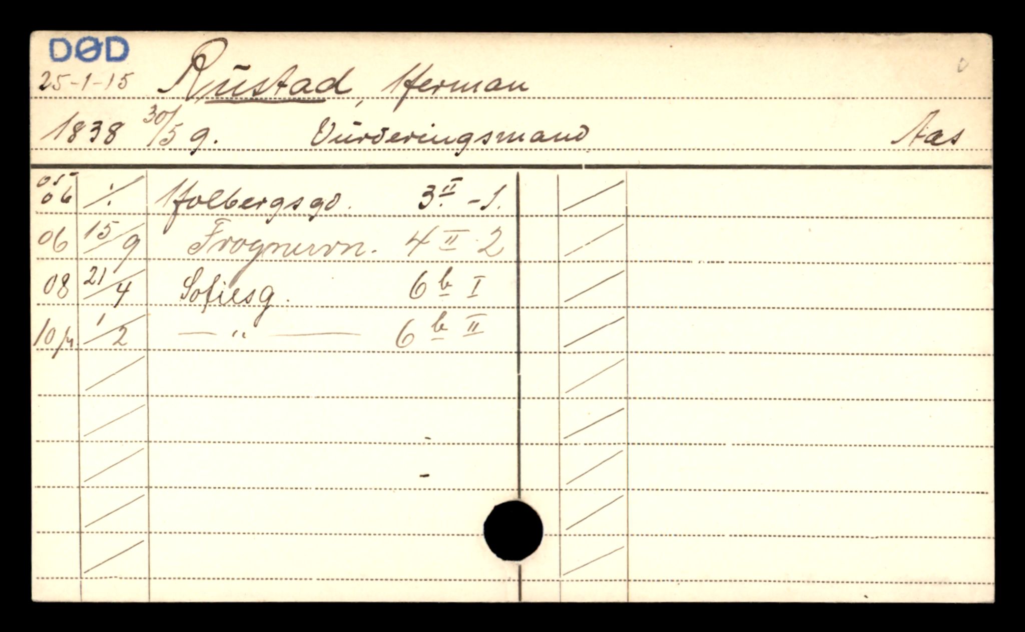 Oslo folkeregister, Registerkort, AV/SAO-A-11715/D/Da/L0081: Menn: Rustad Harald - Salvesen Lars, 1906-1919