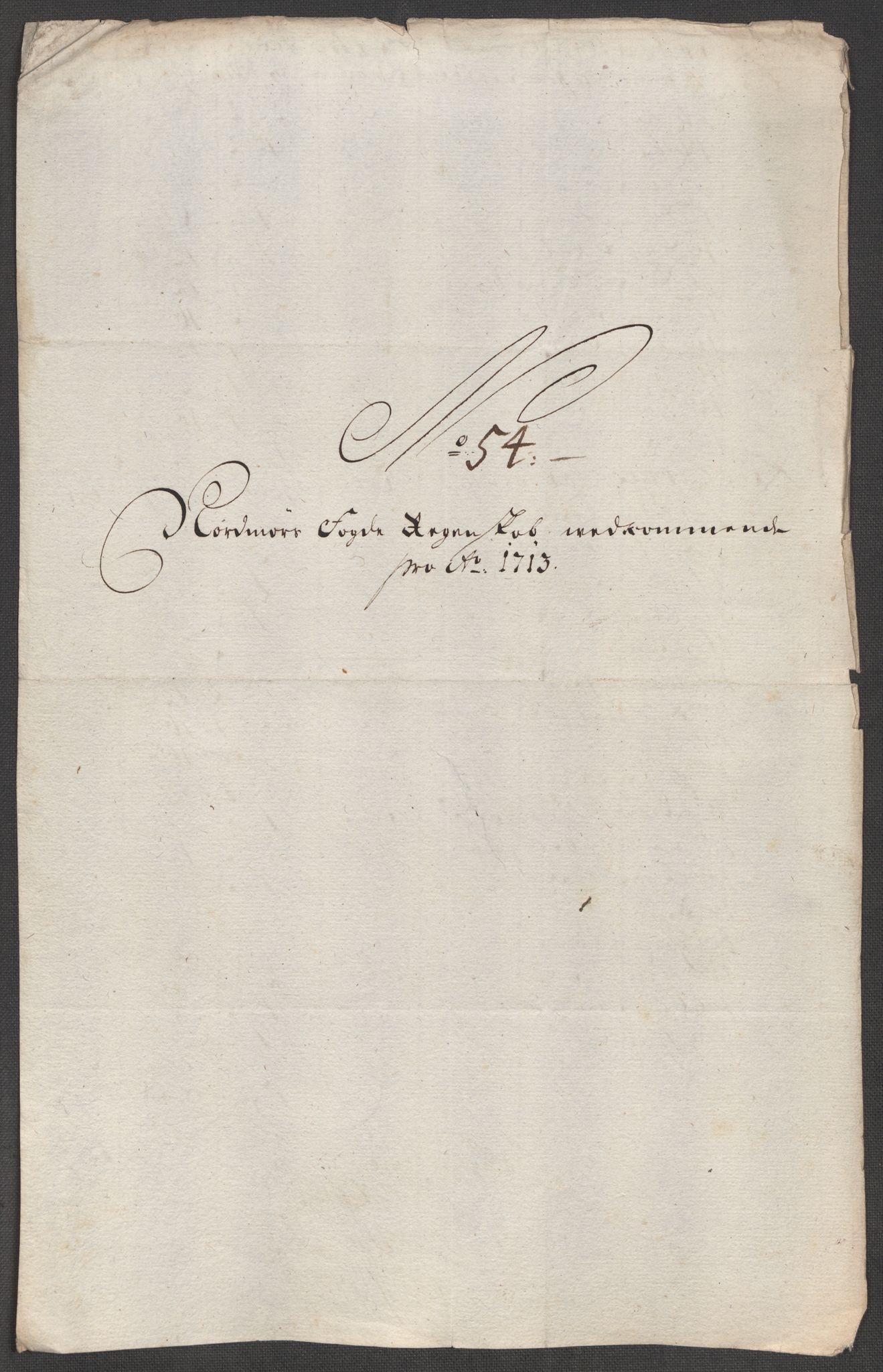 Rentekammeret inntil 1814, Reviderte regnskaper, Fogderegnskap, RA/EA-4092/R56/L3747: Fogderegnskap Nordmøre, 1713, p. 281