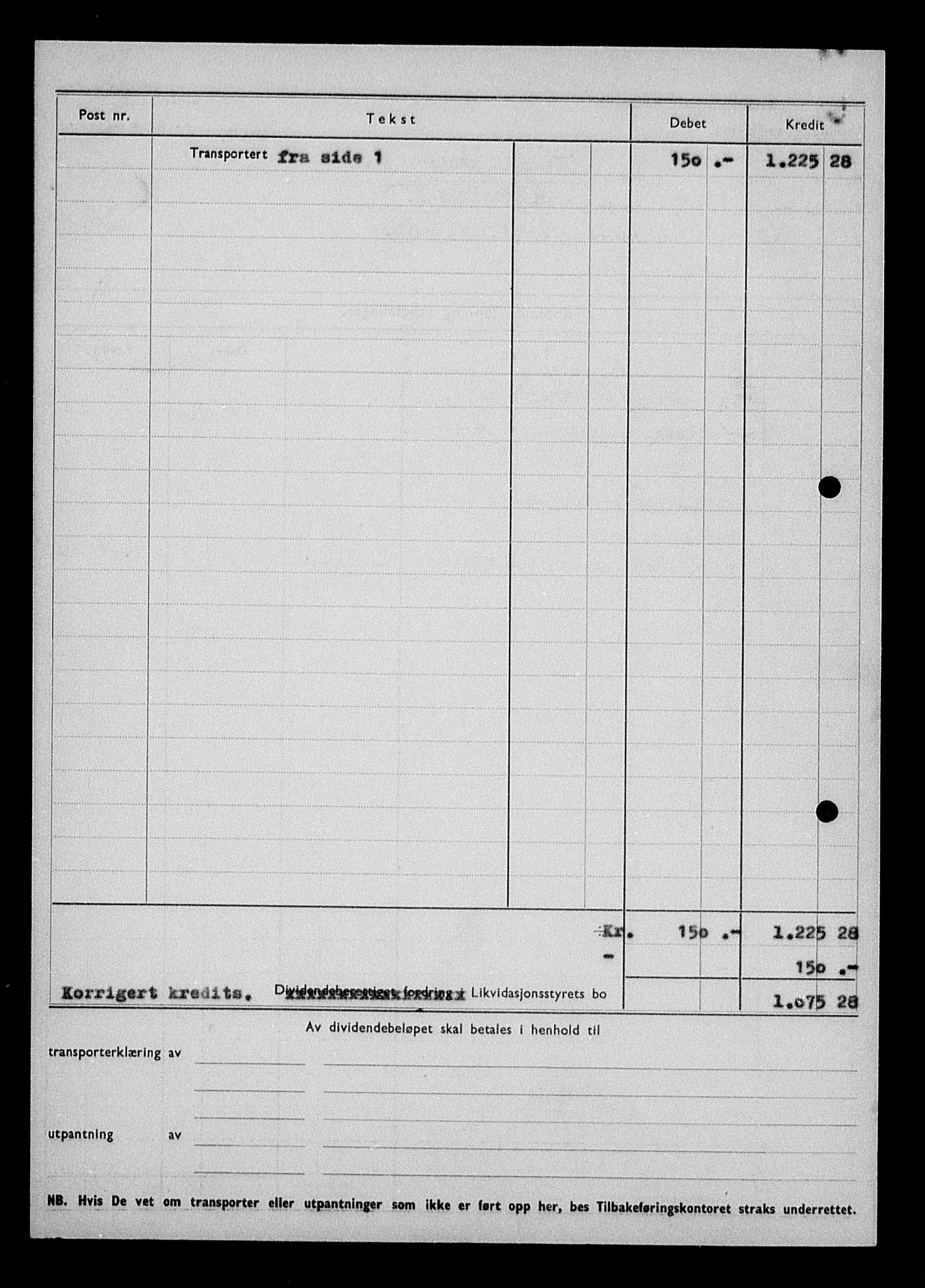 Justisdepartementet, Tilbakeføringskontoret for inndratte formuer, AV/RA-S-1564/H/Hc/Hcc/L0966: --, 1945-1947, p. 584